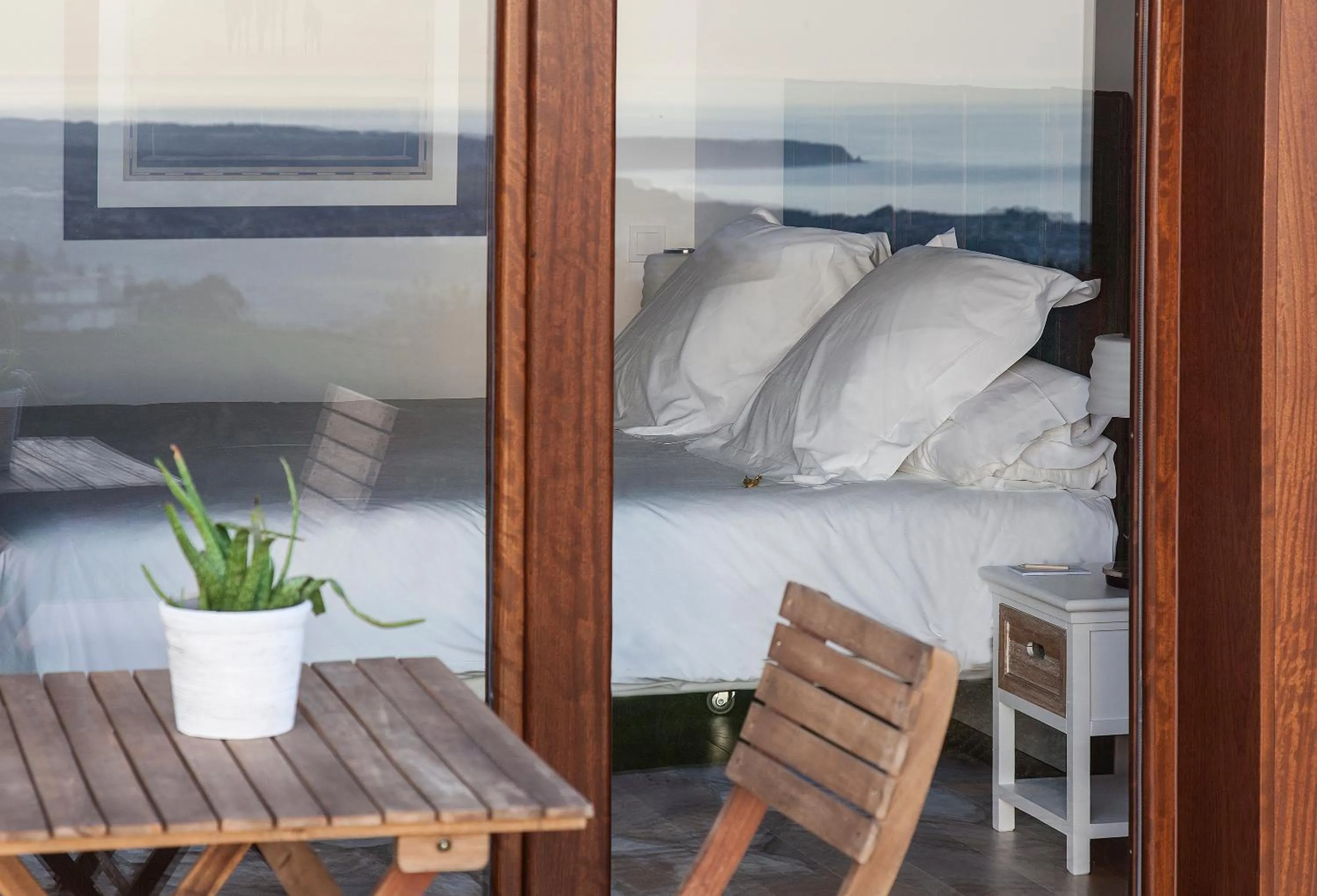 Bed in Hotel Rural 3 Cabos