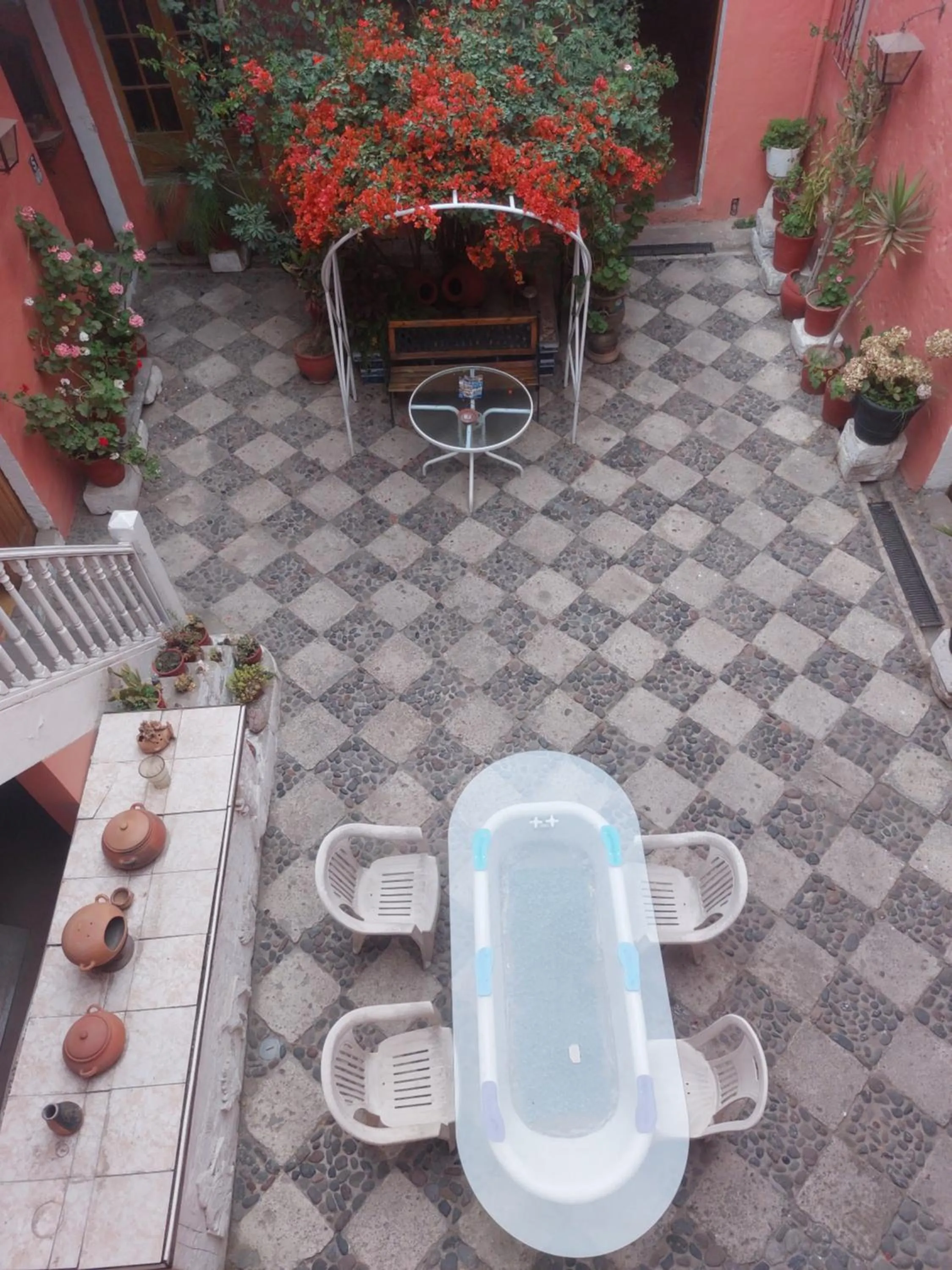 Patio in Posada Nueva España