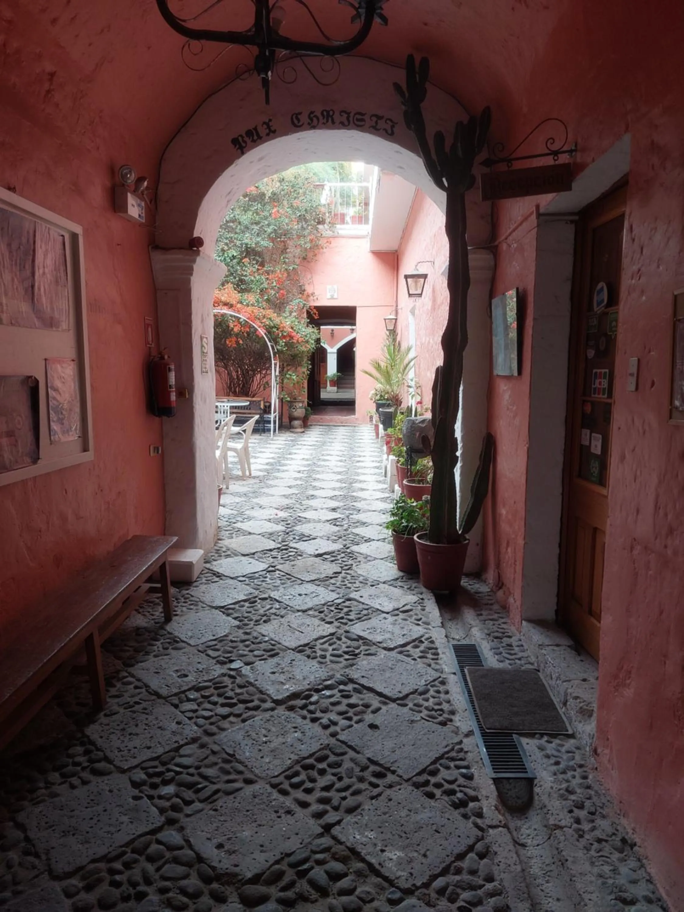 Lobby or reception in Posada Nueva España