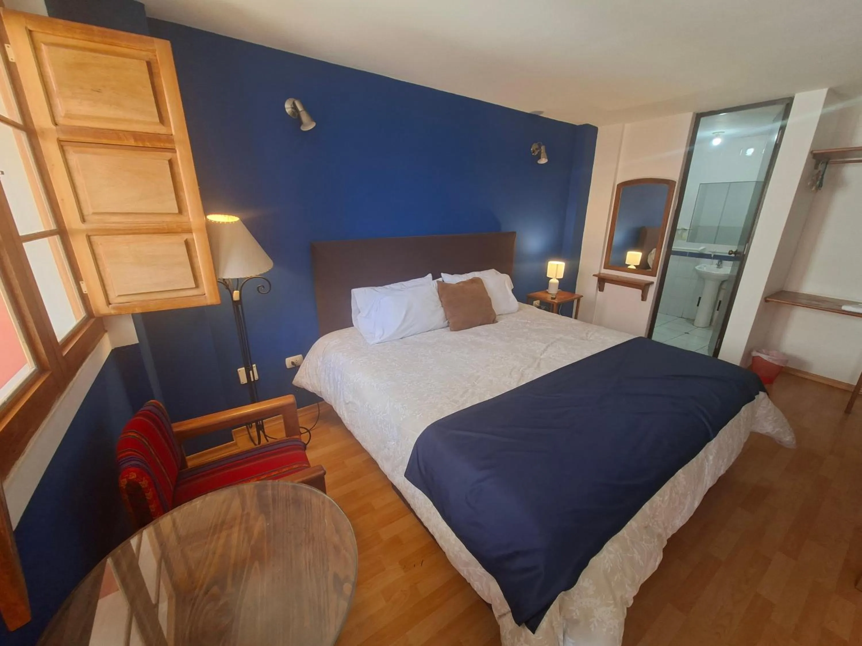 Bed in Posada Nueva España