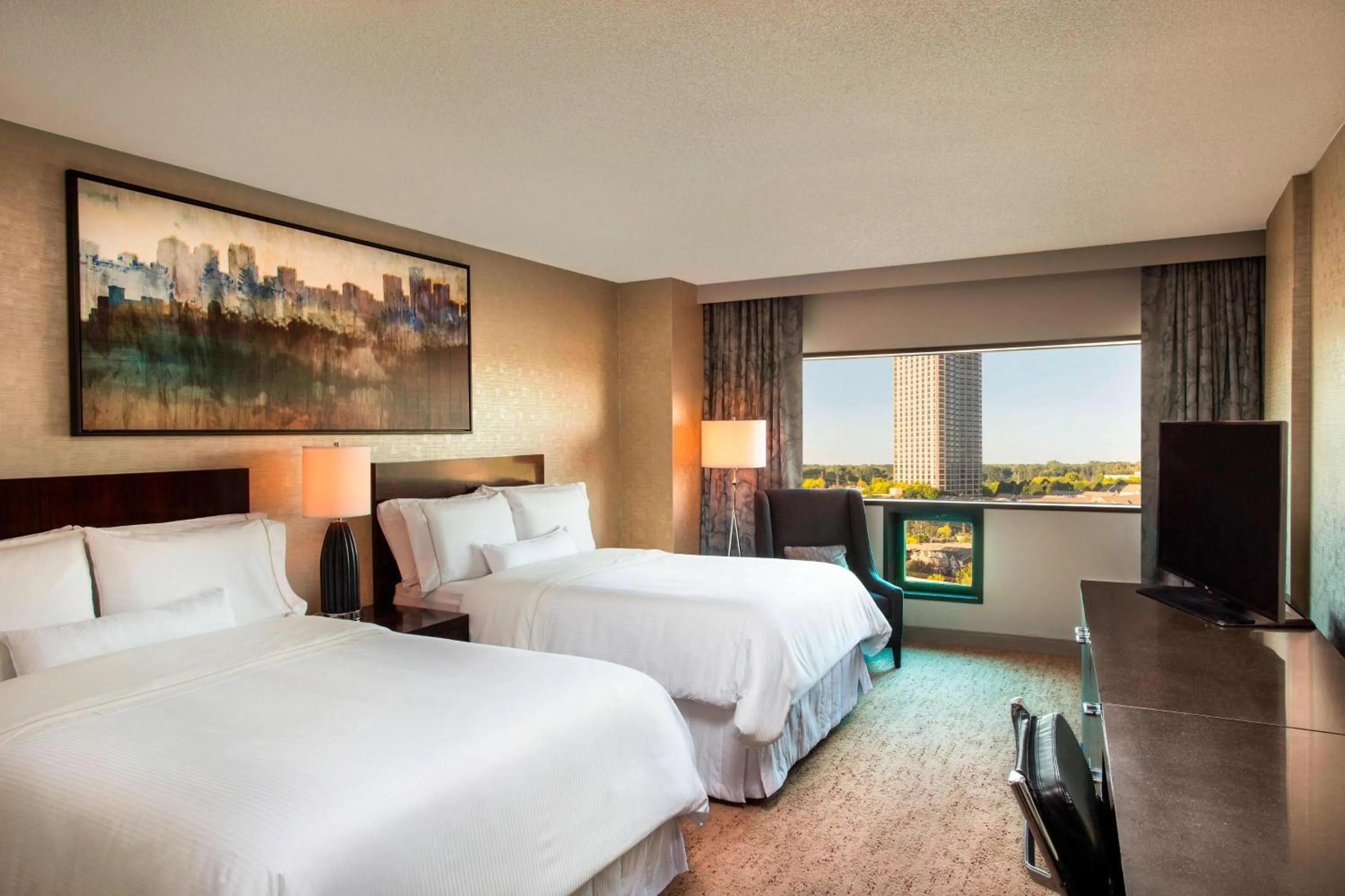 Bedroom, Bed in The Westin Southfield Detroit