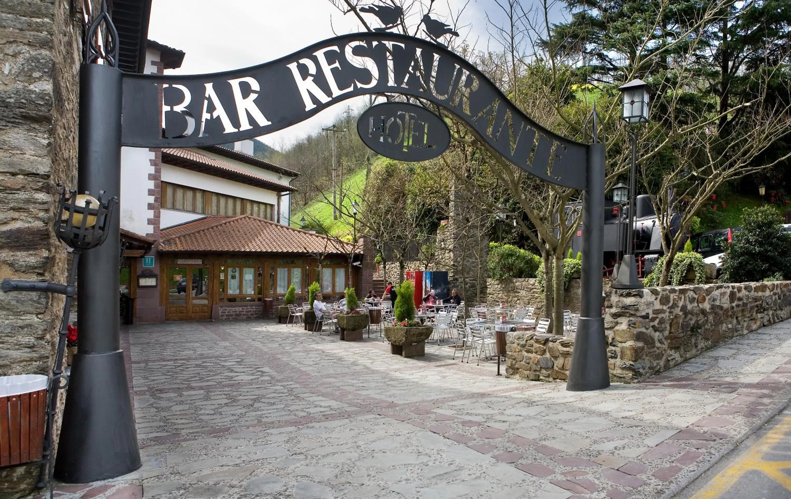 Balcony/Terrace in Hotel Venta de Etxalar