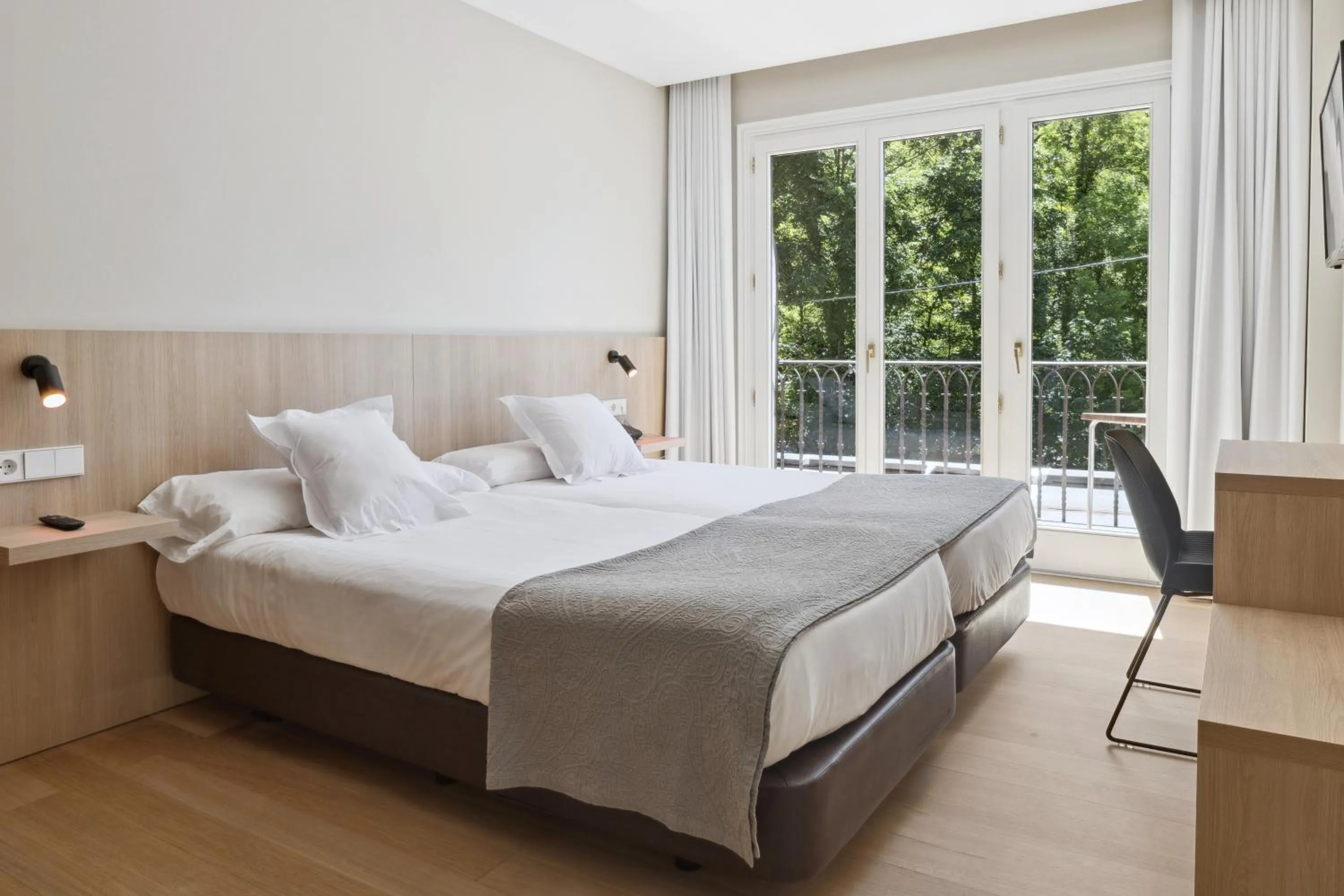 Bed in Hotel Venta de Etxalar