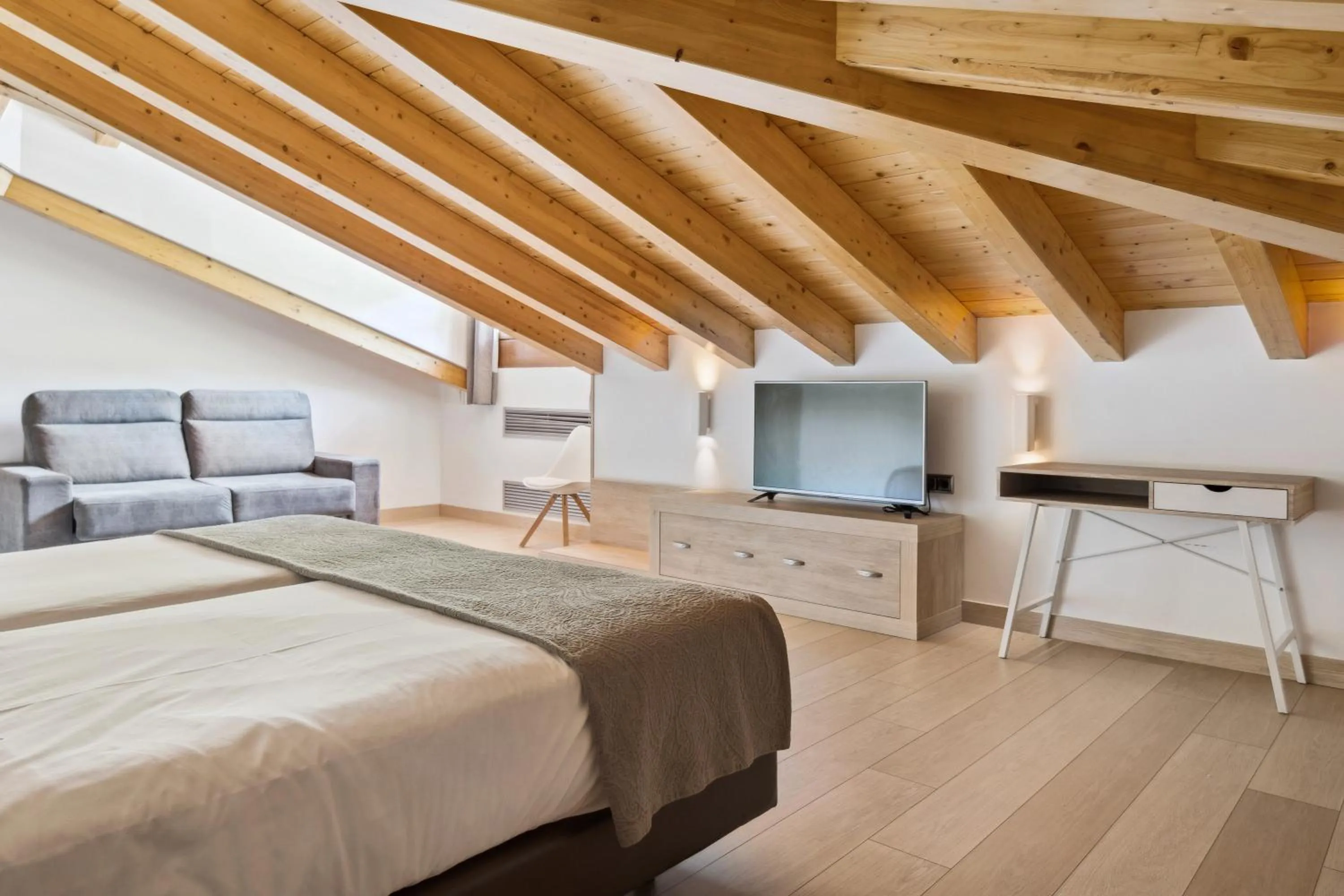 Bed in Hotel Venta de Etxalar