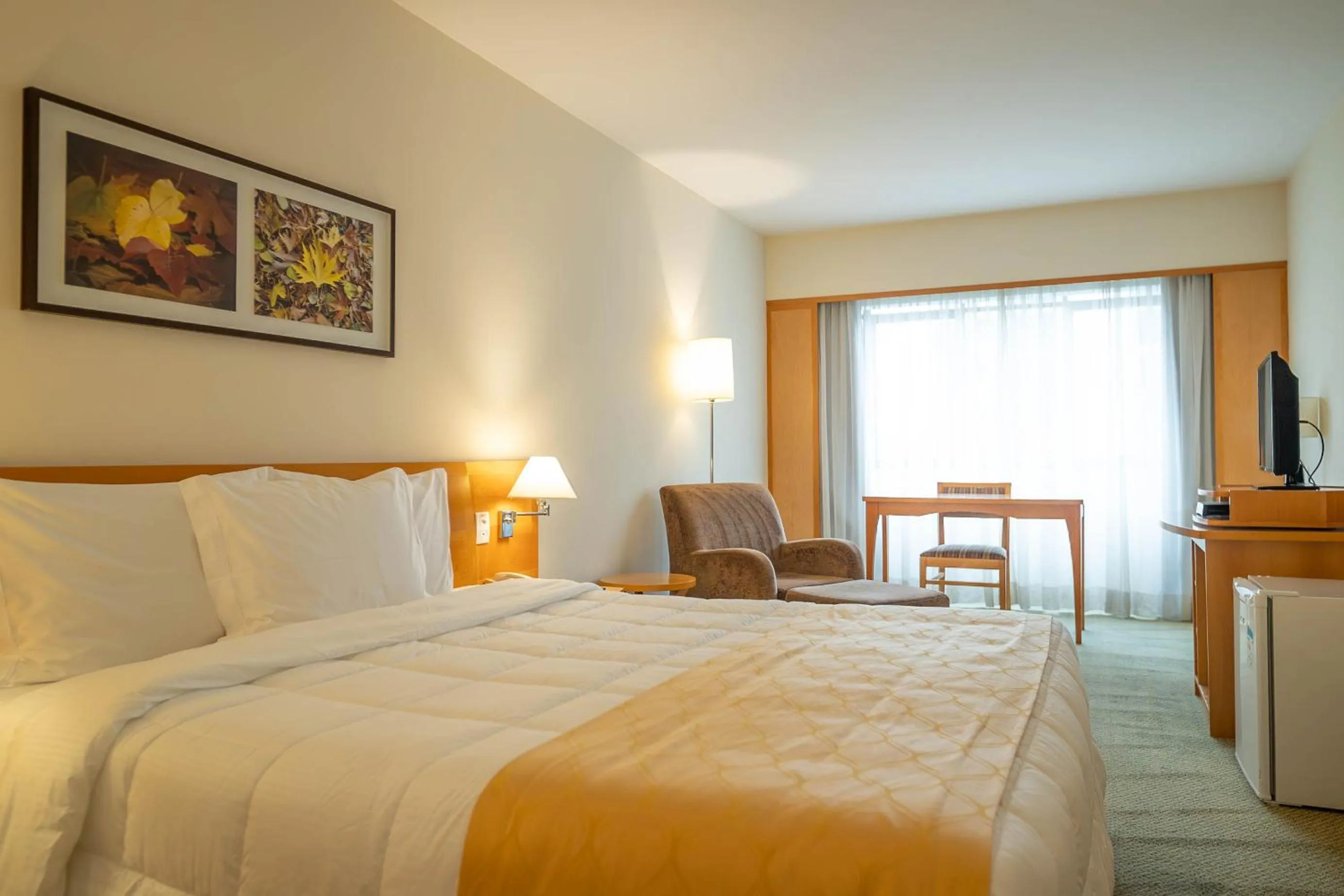 Bed in Sol Alphaville Hotel & Residence