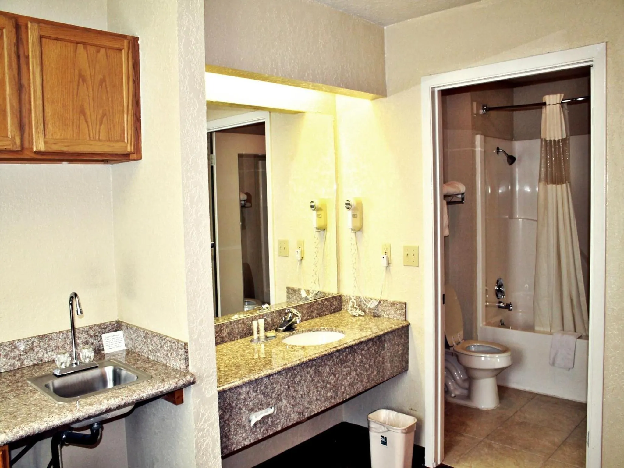 Bathroom in Super 8 by Wyndham San Antonio at I-10