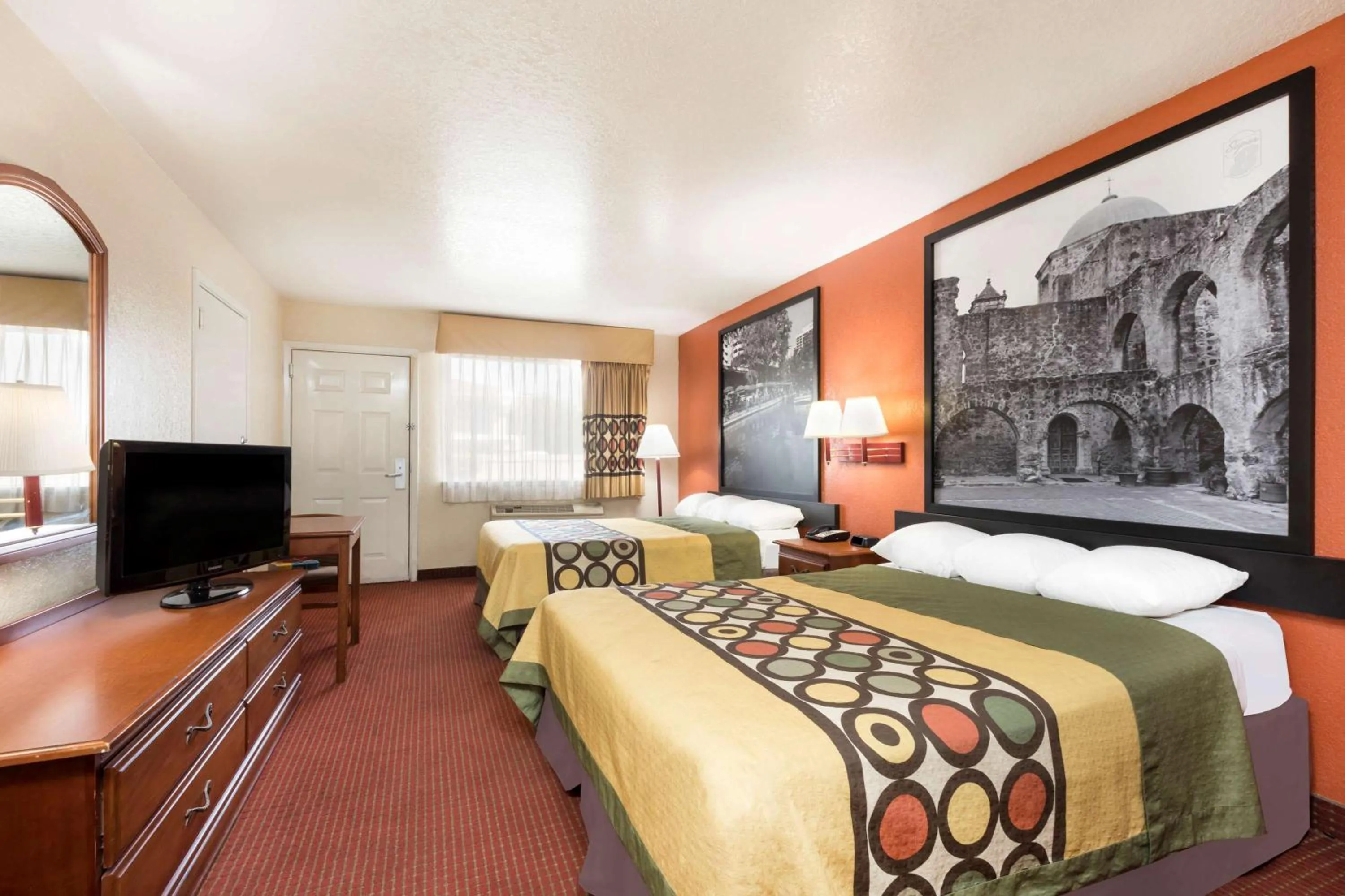 Photo of the whole room in Super 8 by Wyndham San Antonio at I-10