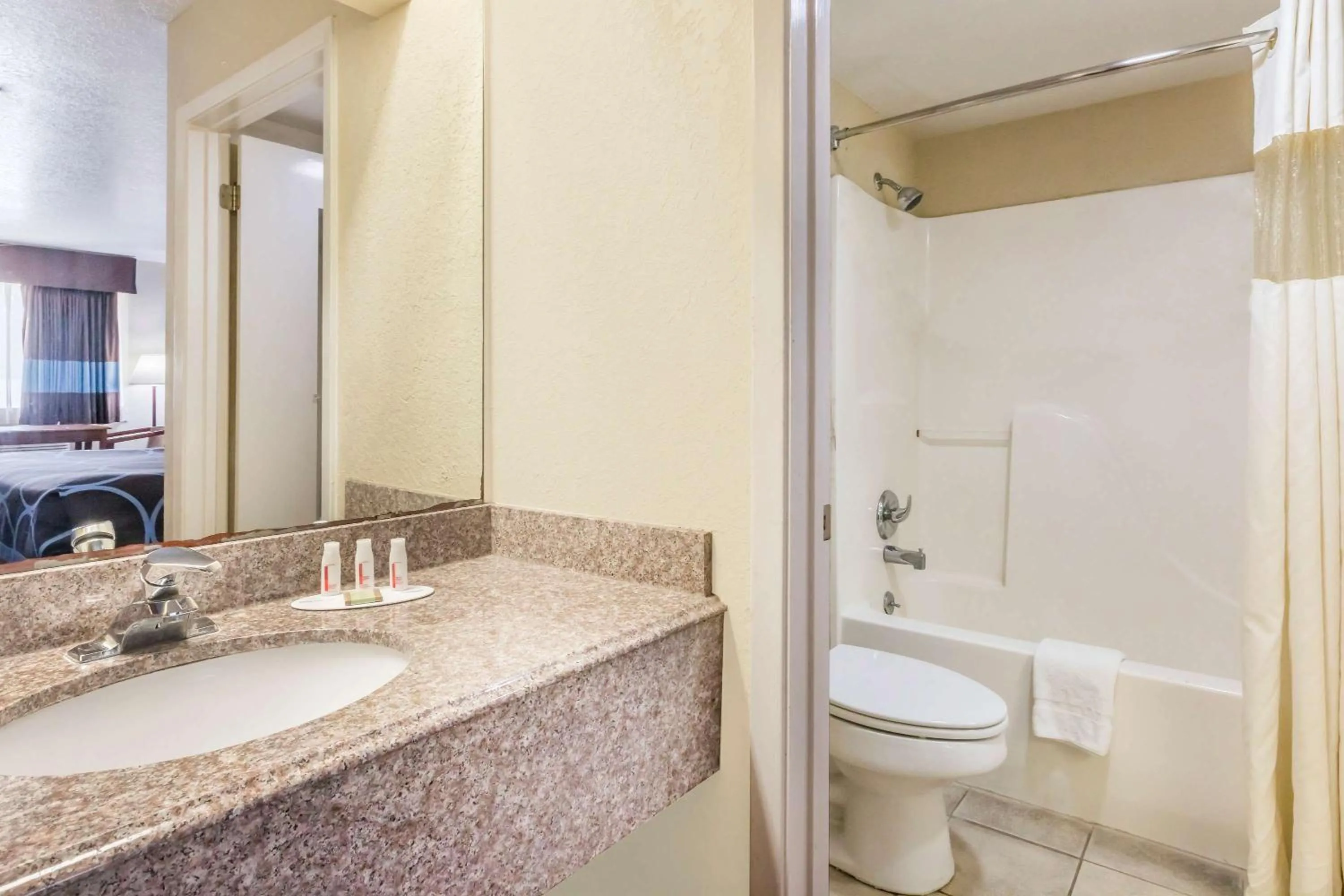 Photo of the whole room, Bathroom in Super 8 by Wyndham San Antonio at I-10