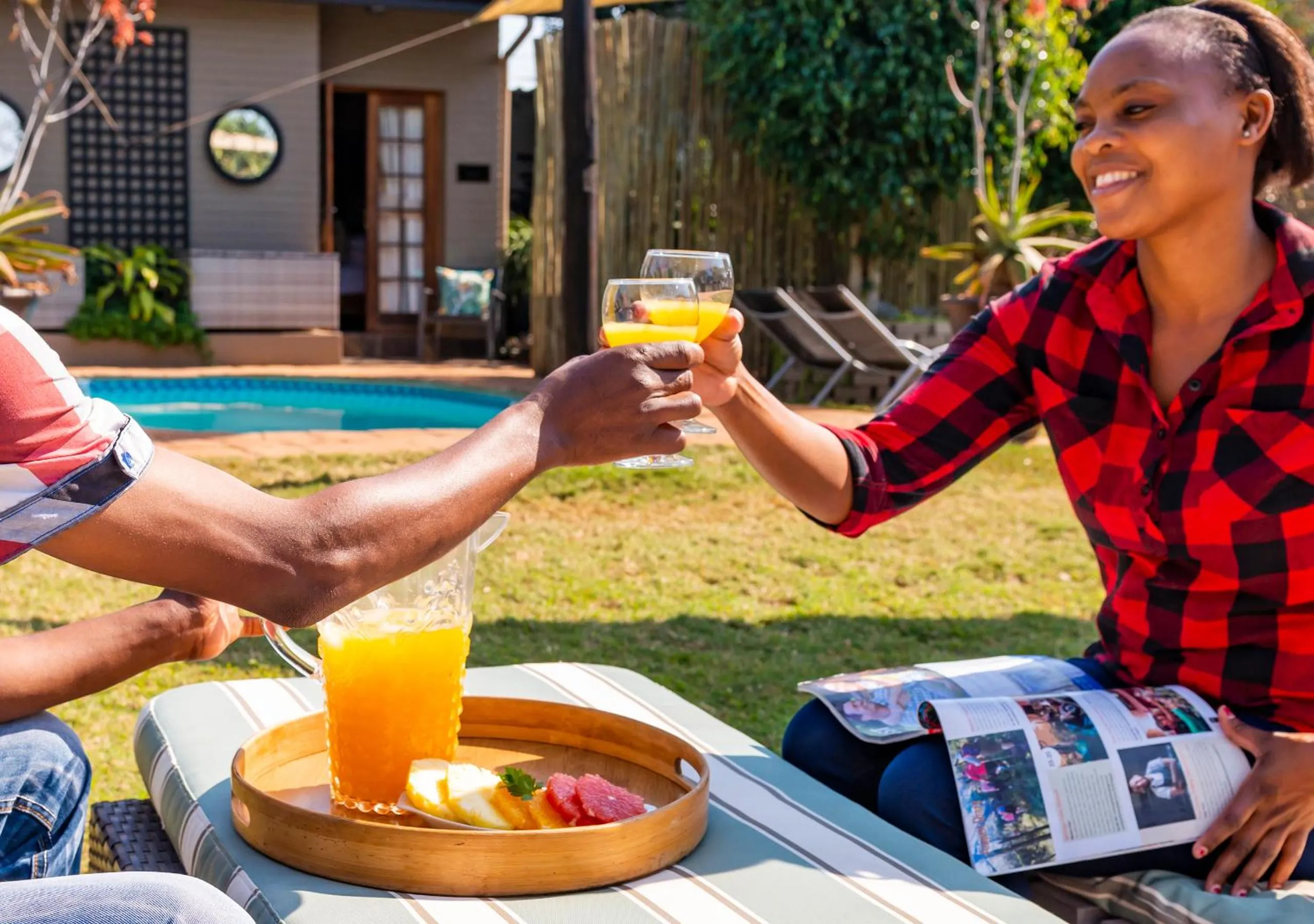 Garden view in Ama Zulu Guesthouse & Safaris