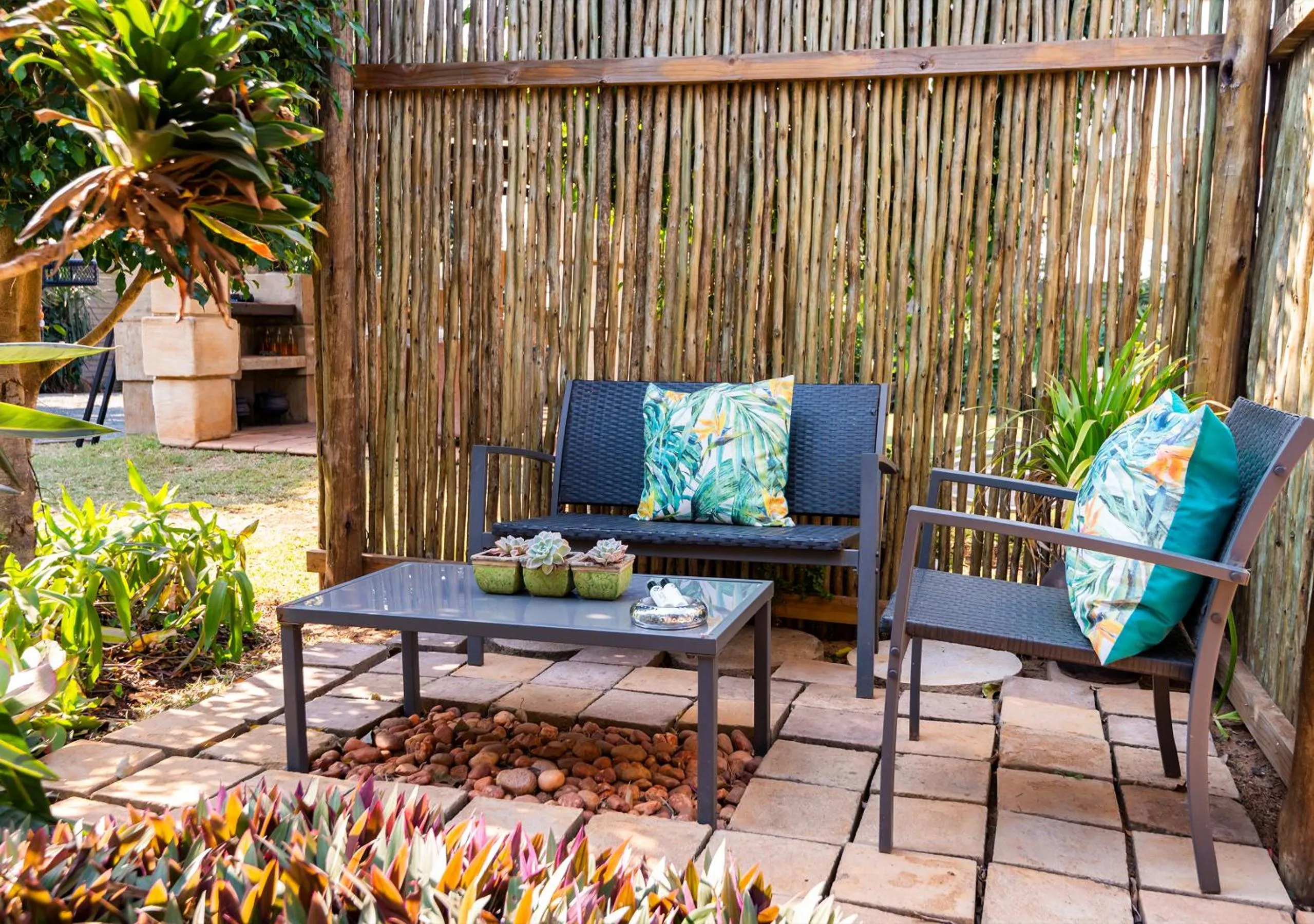 Patio in Ama Zulu Guesthouse & Safaris