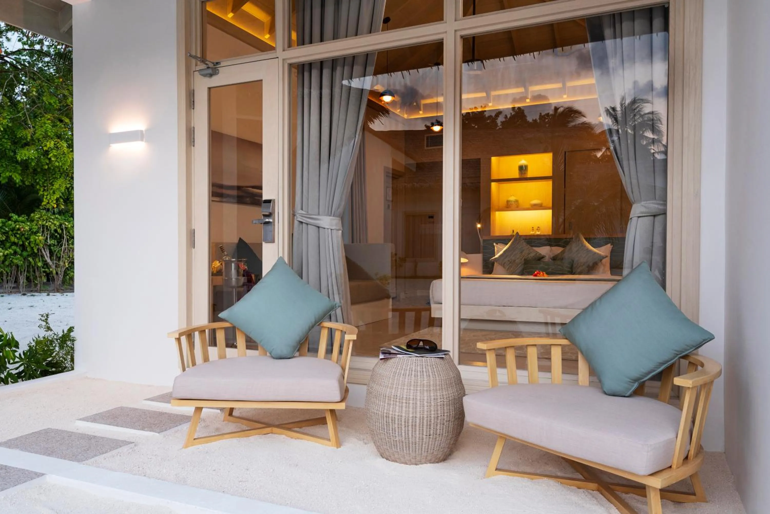 Patio in Bandos Maldives