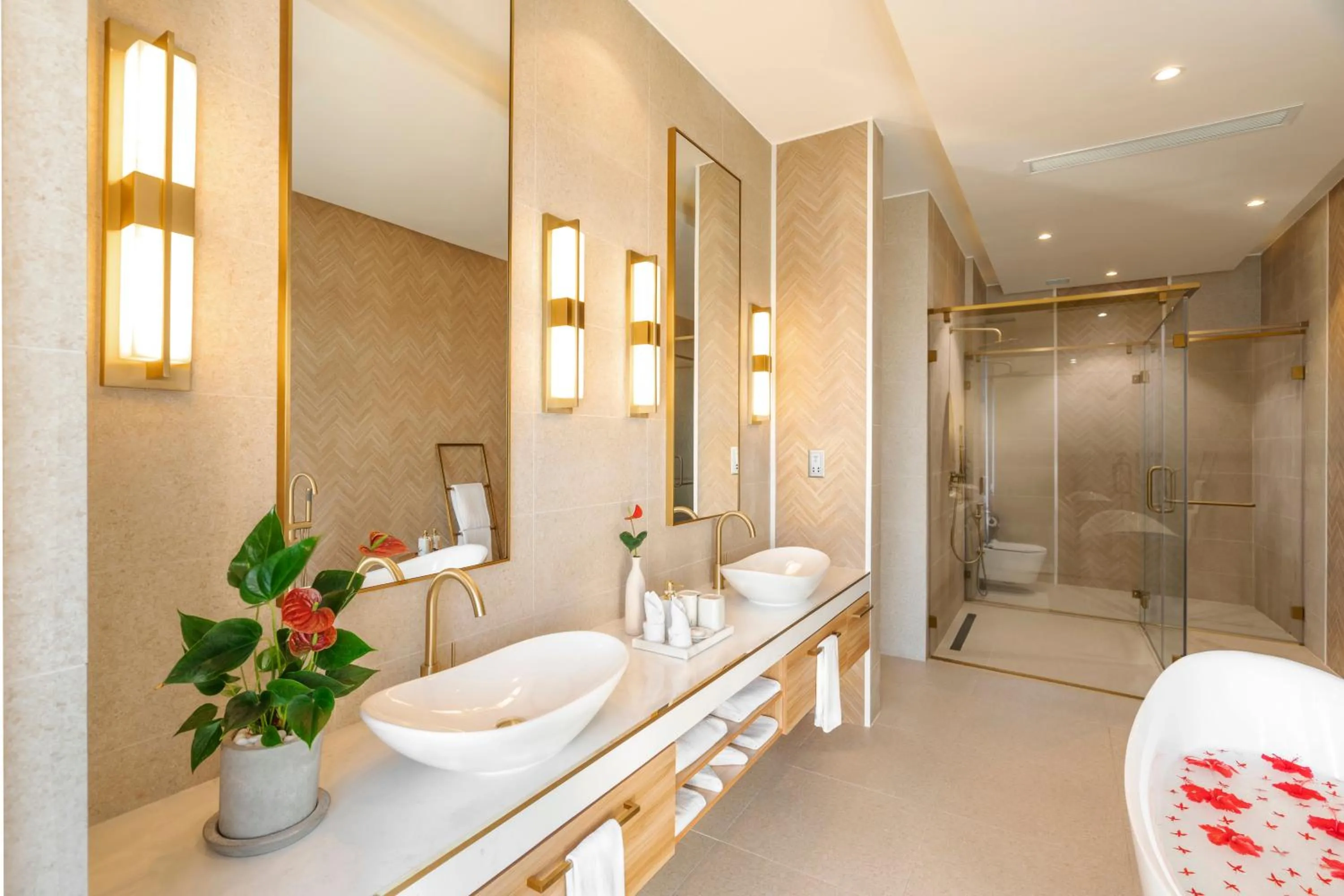 Shower in Bandos Maldives