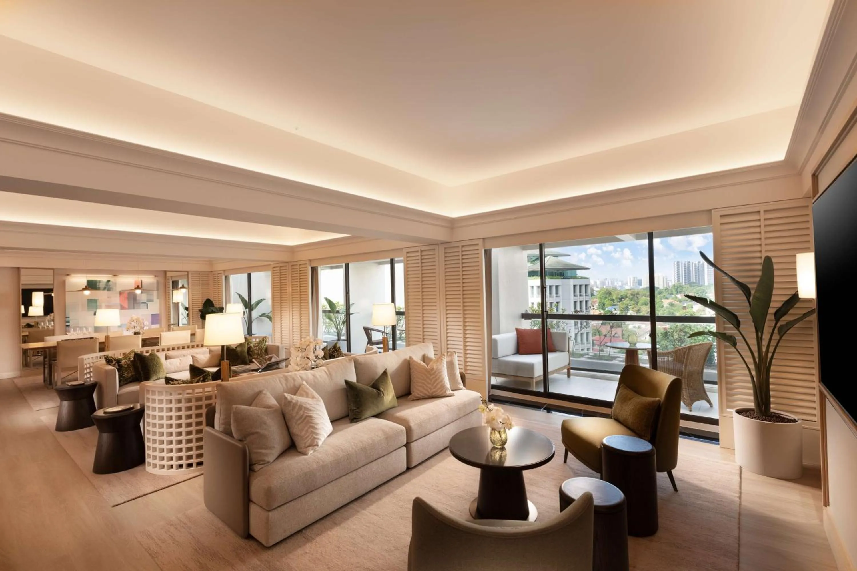 Living room in Conrad Singapore Orchard