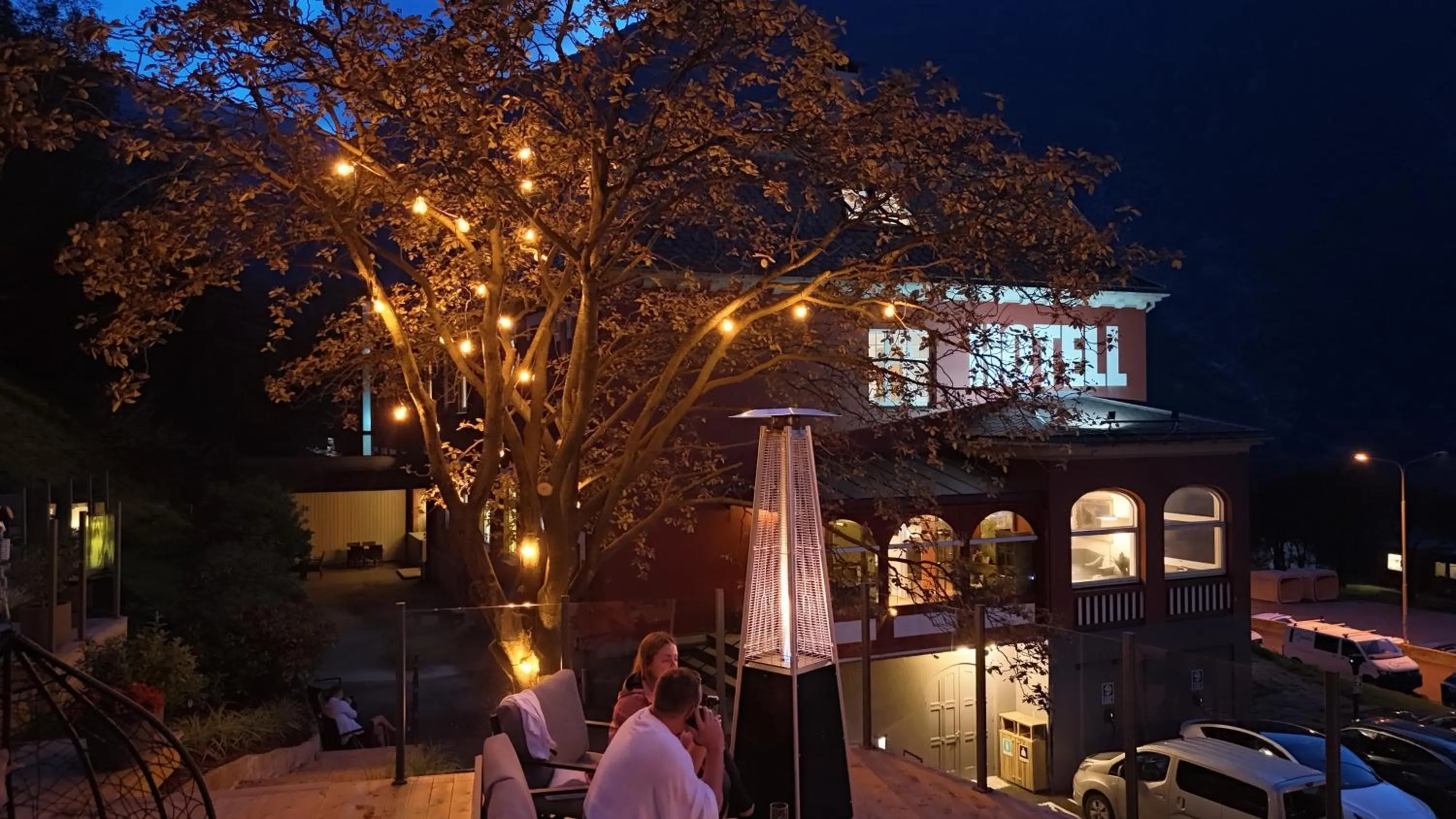 Patio in Tyssedal Hotel