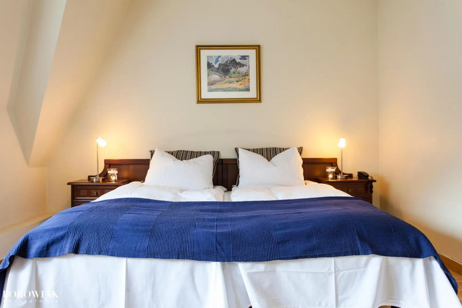 Bed in Tyssedal Hotel