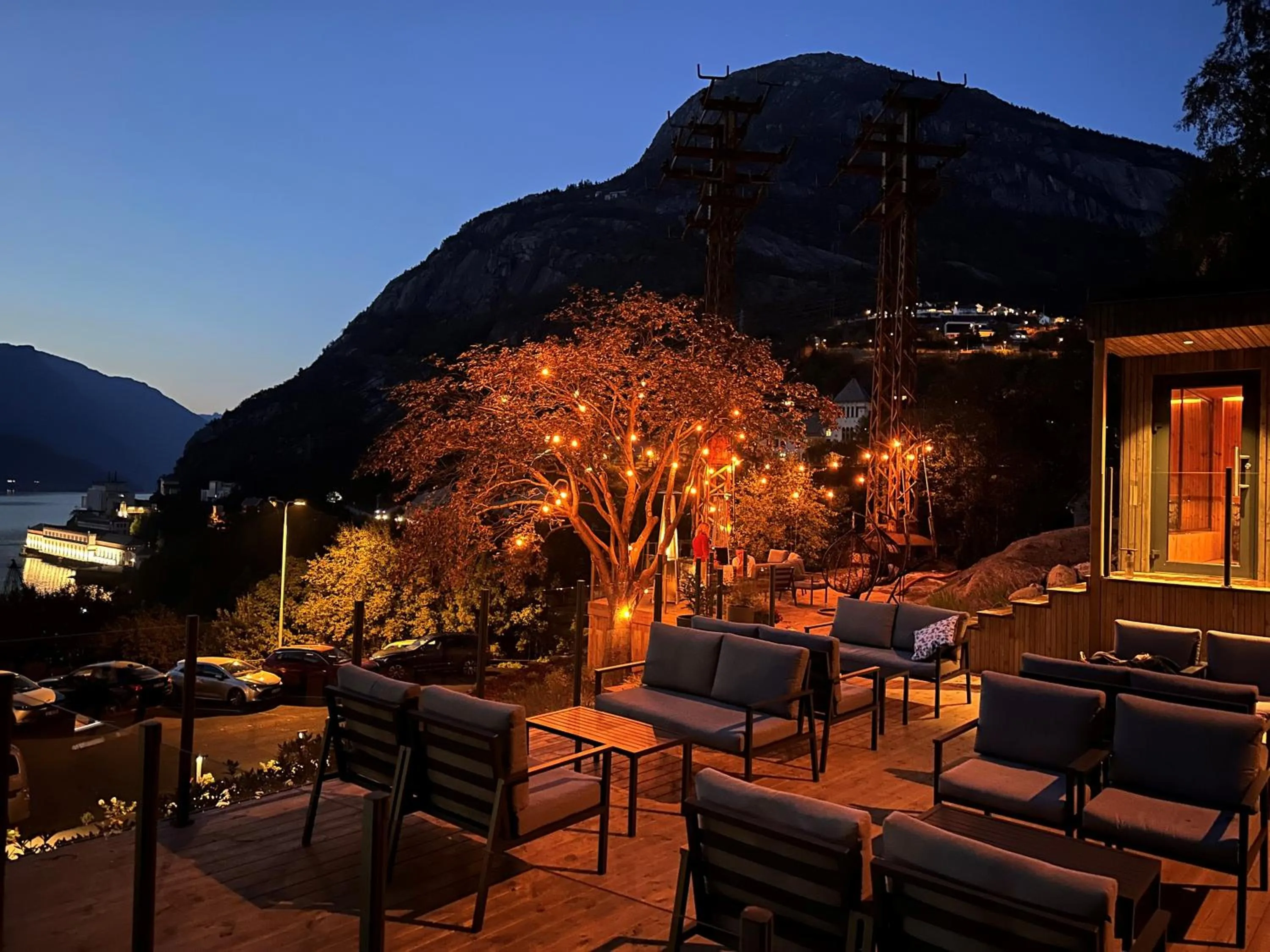 Balcony/Terrace in Tyssedal Hotel