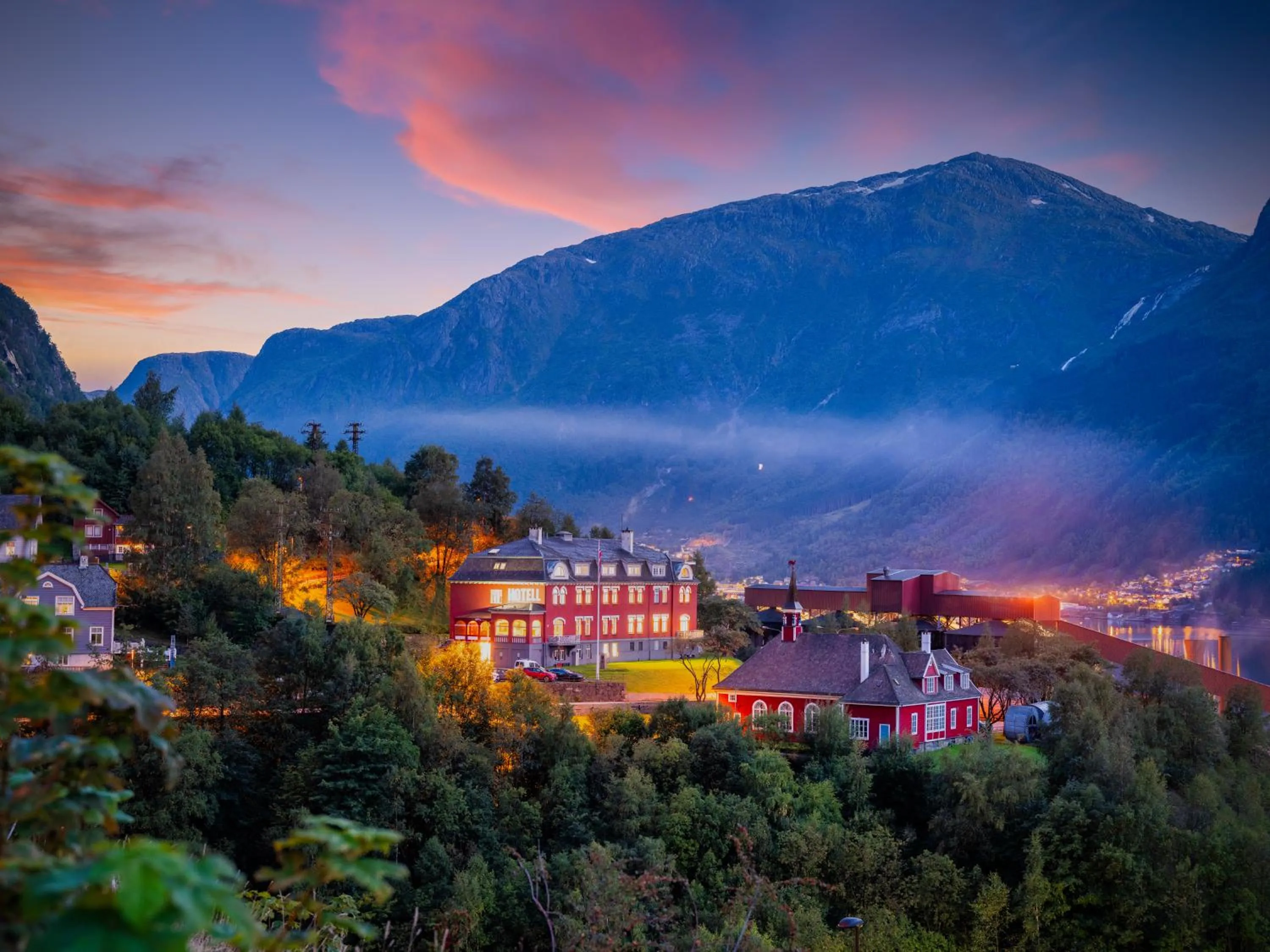 Property building in Tyssedal Hotel