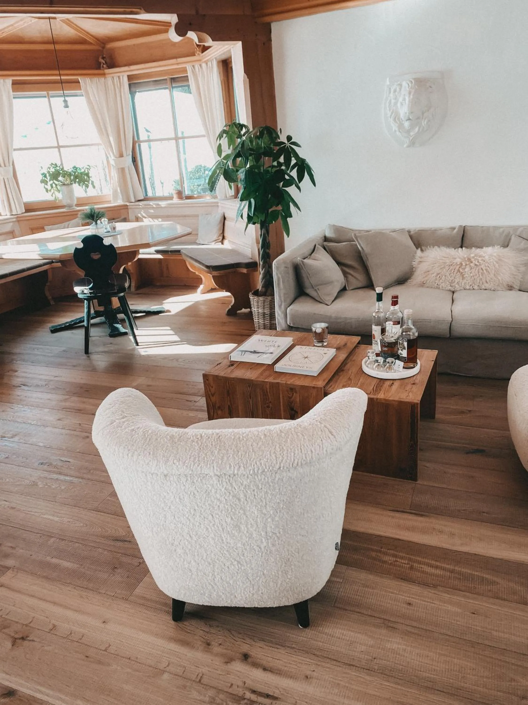 Living room in Mountain Chalet Pra Ronch