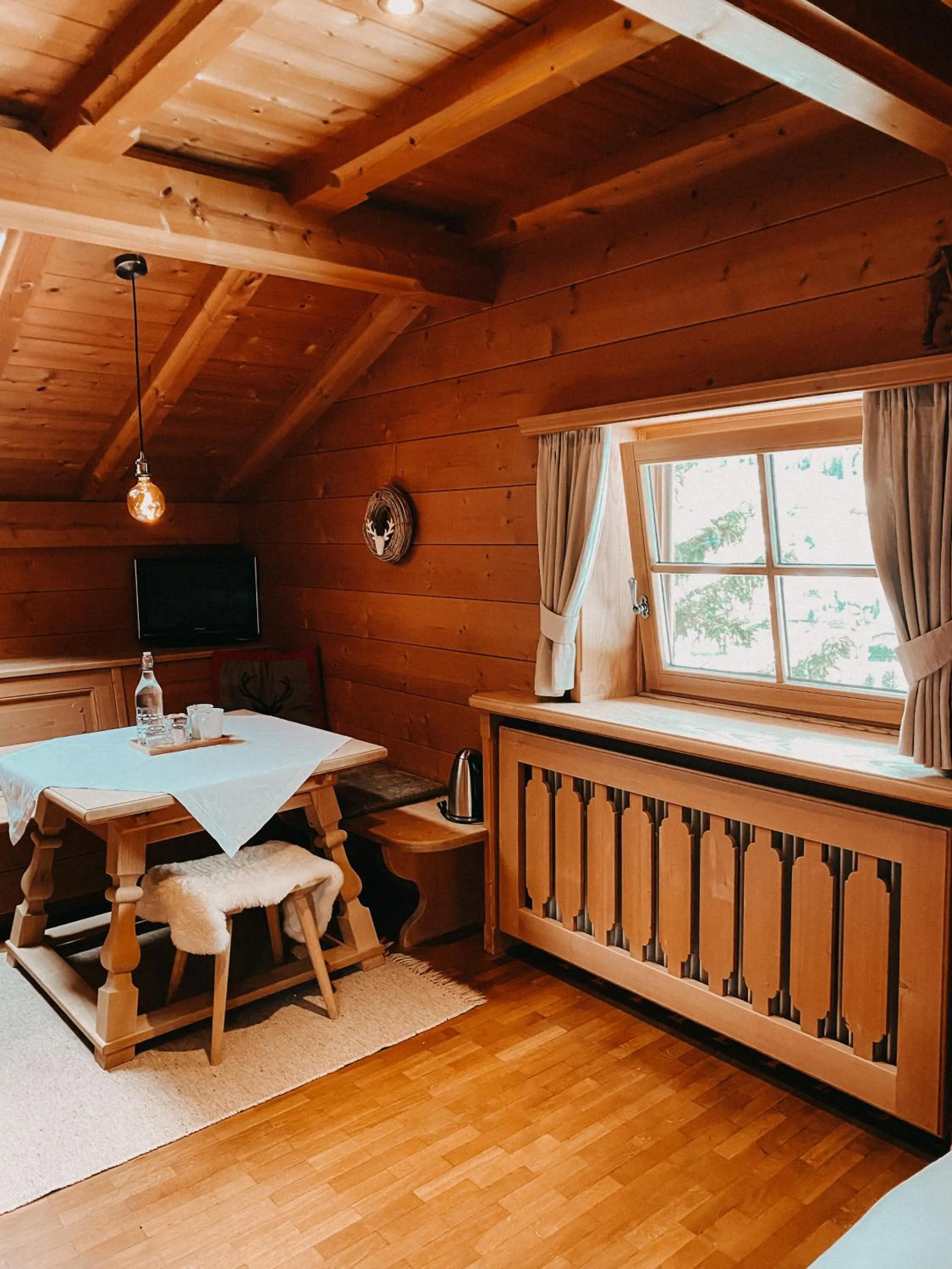 Seating area in Mountain Chalet Pra Ronch