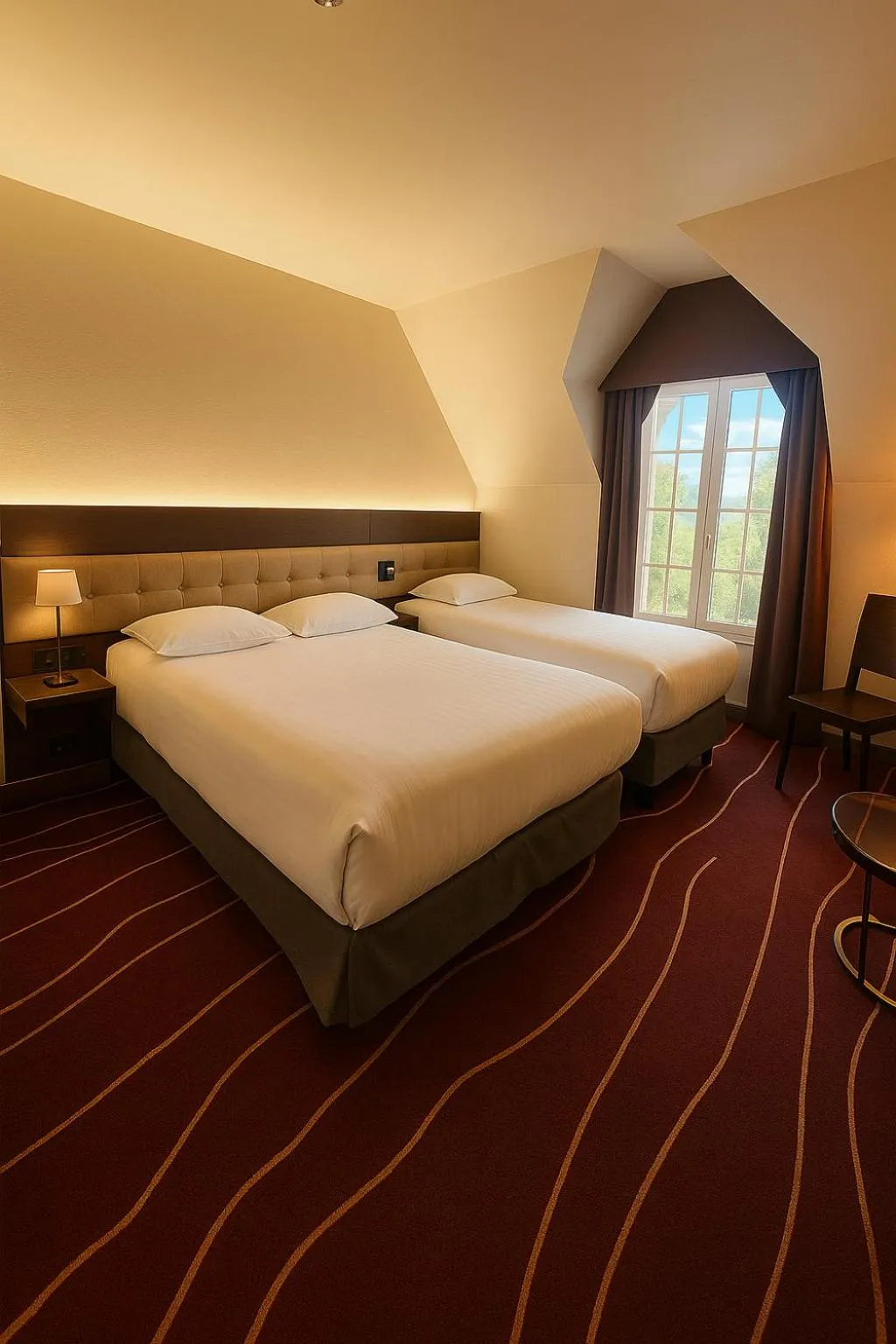 Bedroom, Bed in Domaine de La Ferrière