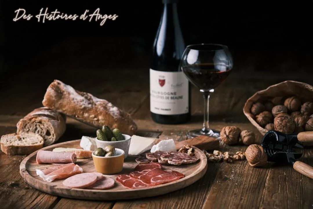 Restaurant/places to eat in B&B Des Histoires d'Anges - Côté Jardin - Accueil Vélo