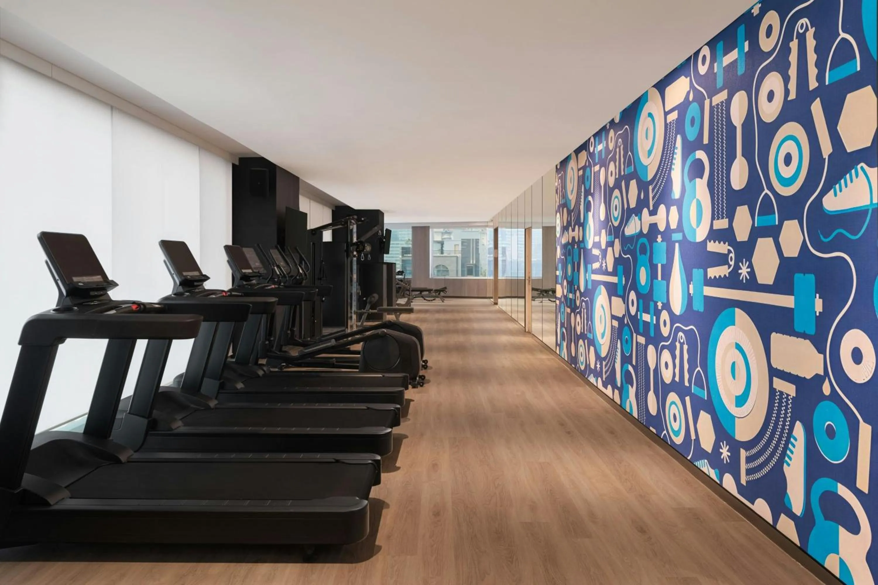 Fitness centre/facilities in Le Meridien Ahmedabad