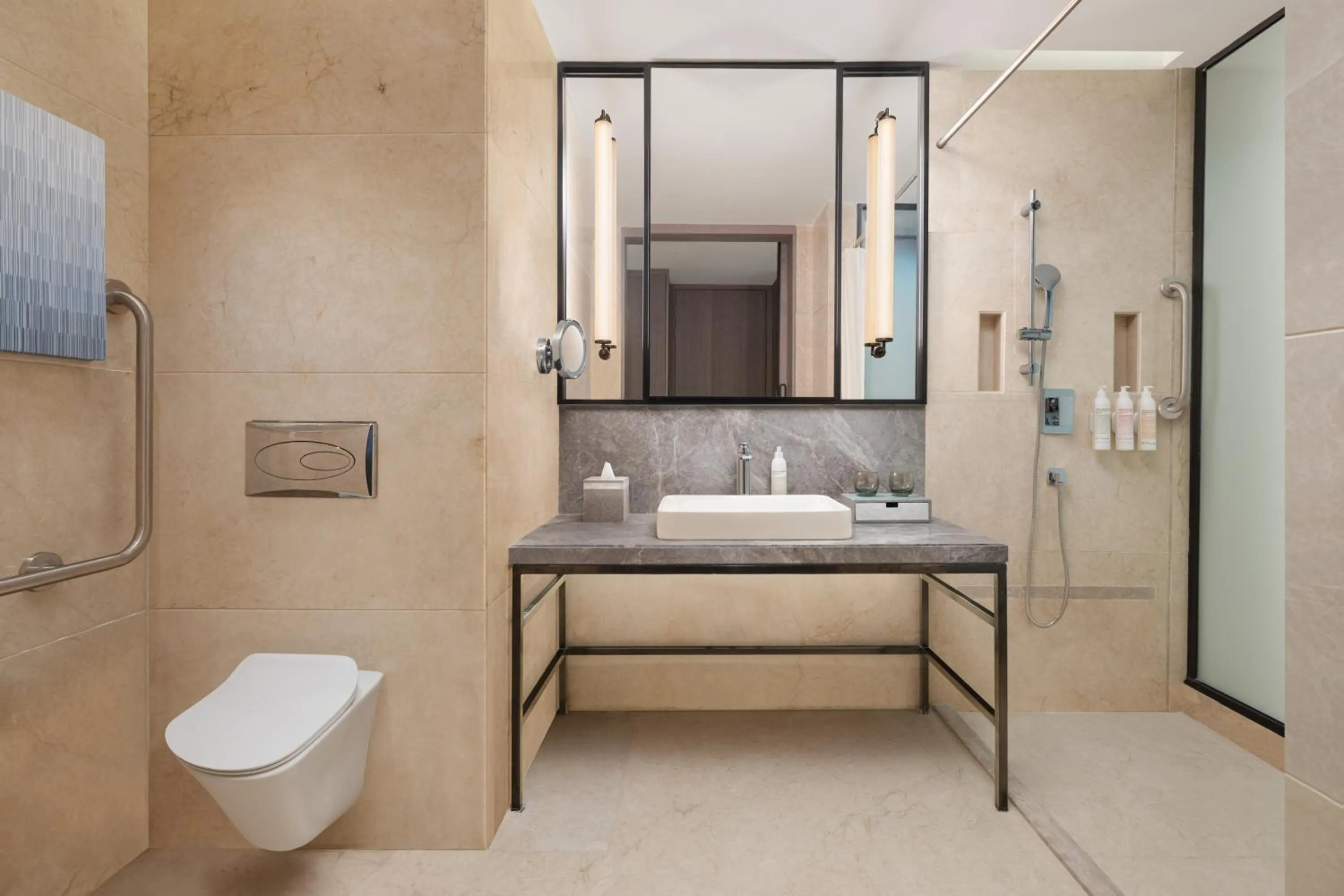 Bathroom in Le Meridien Ahmedabad