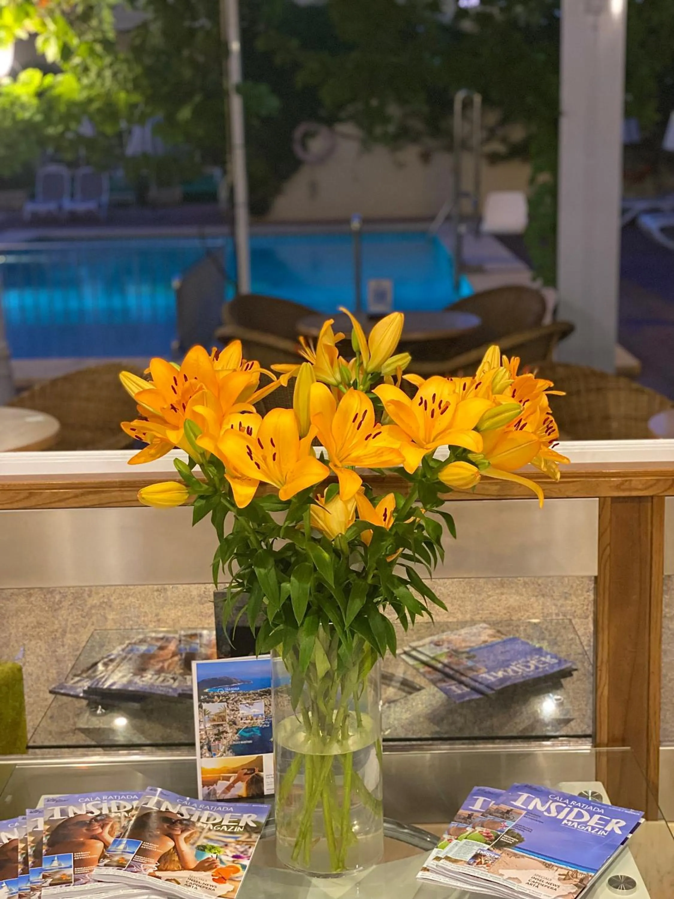 Lobby or reception in Hotel Amoros