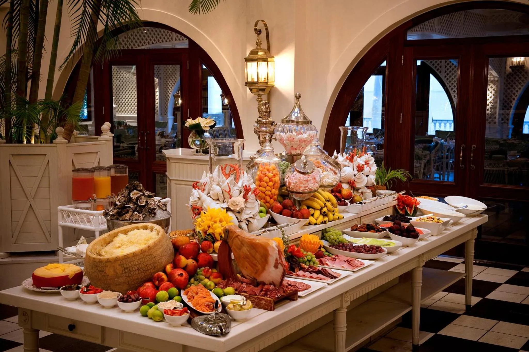 Buffet breakfast in The Oyster Box