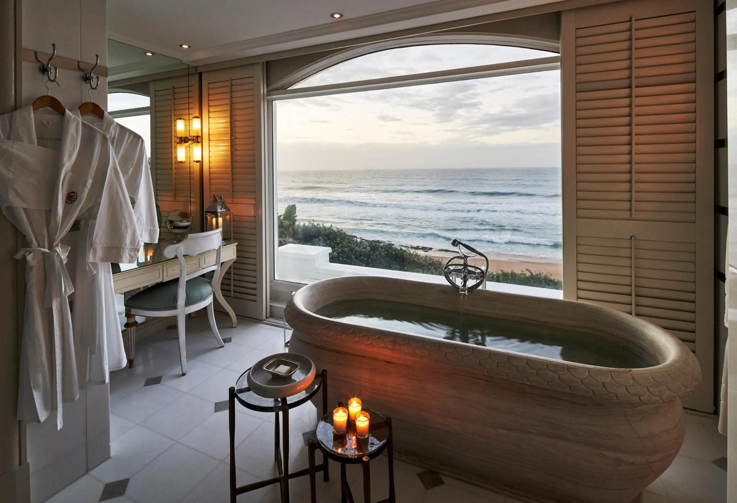 Bathroom in The Oyster Box