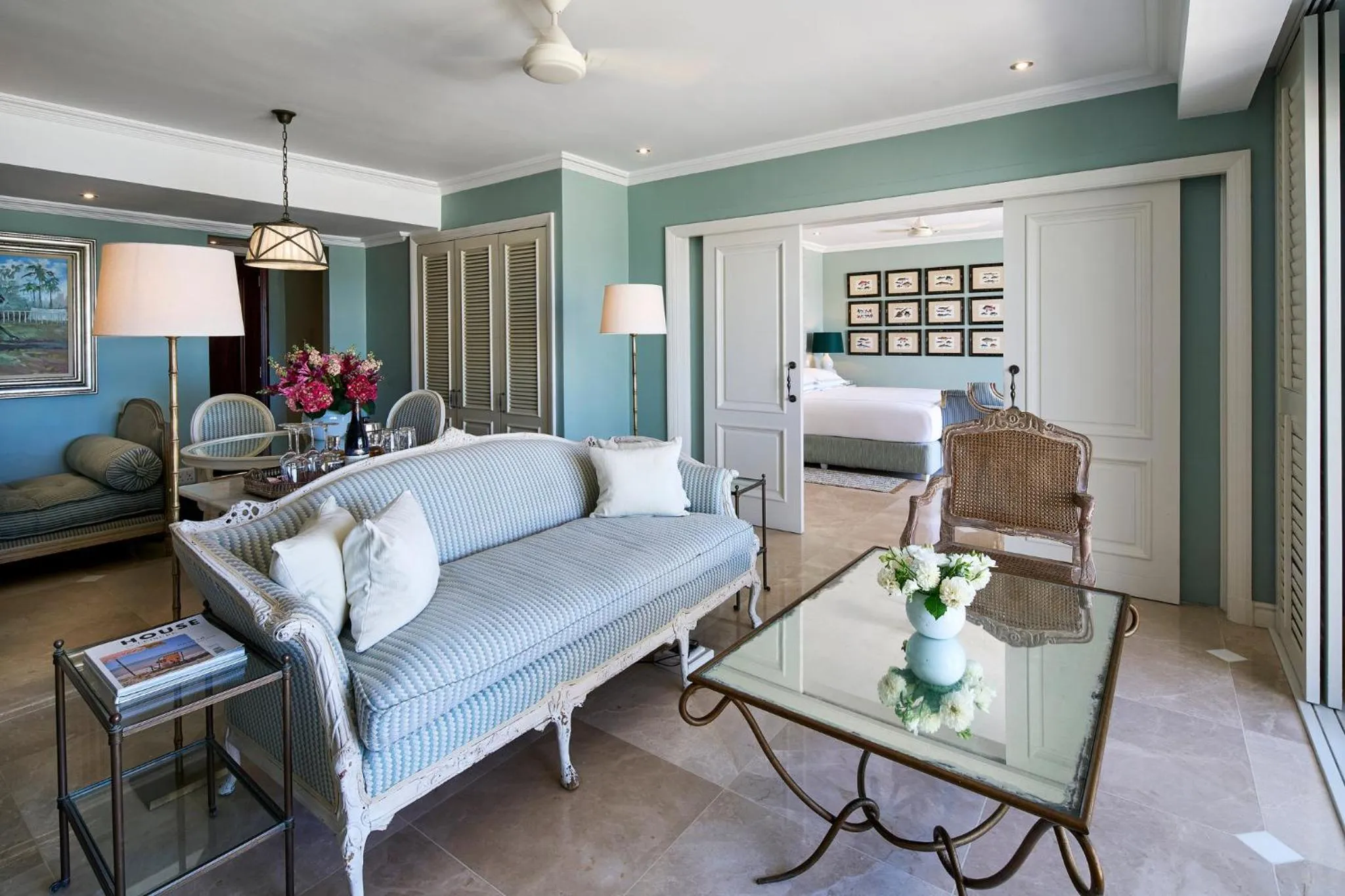 Photo of the whole room, Bed in The Oyster Box