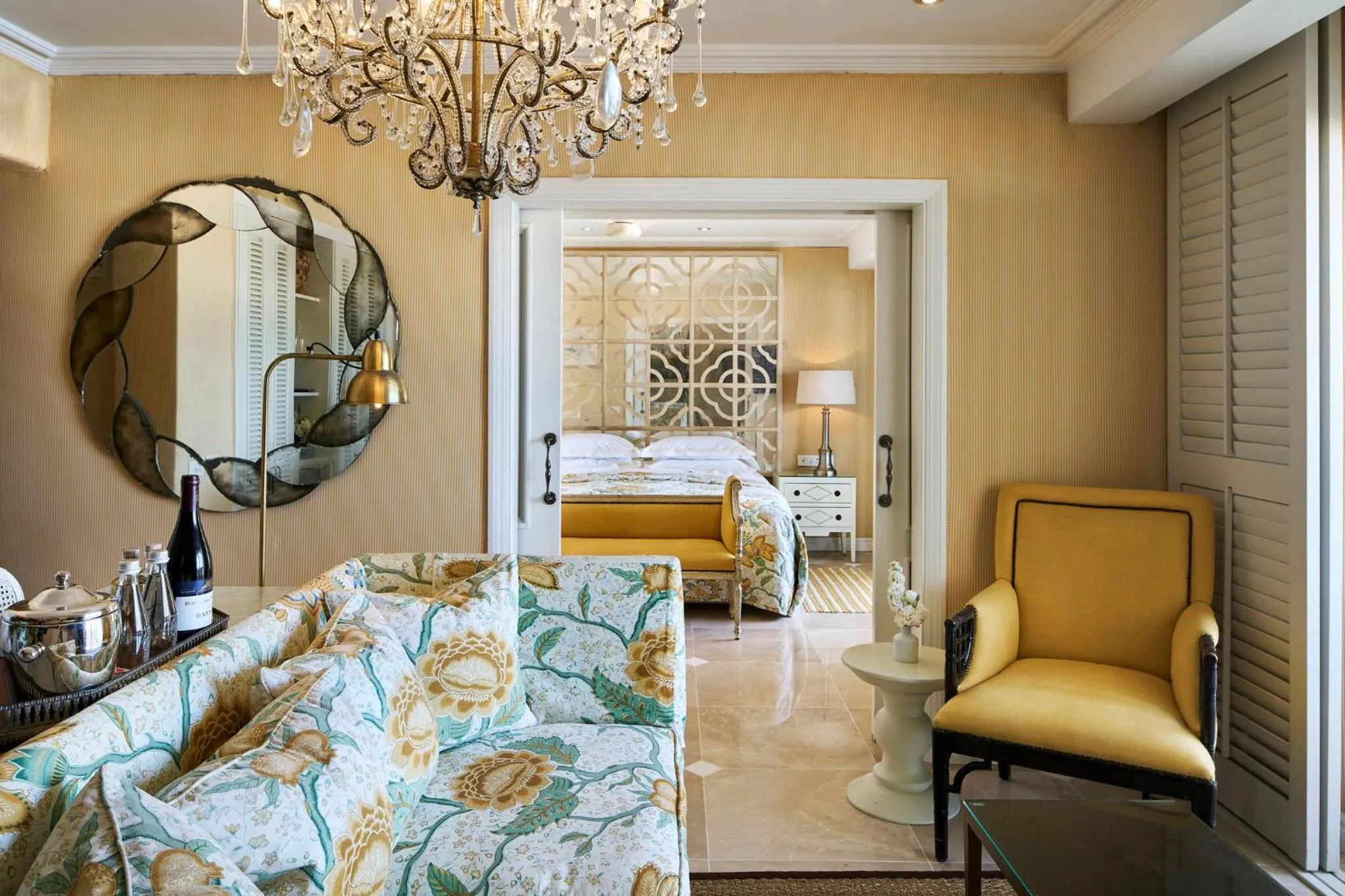 Photo of the whole room, Bed in The Oyster Box