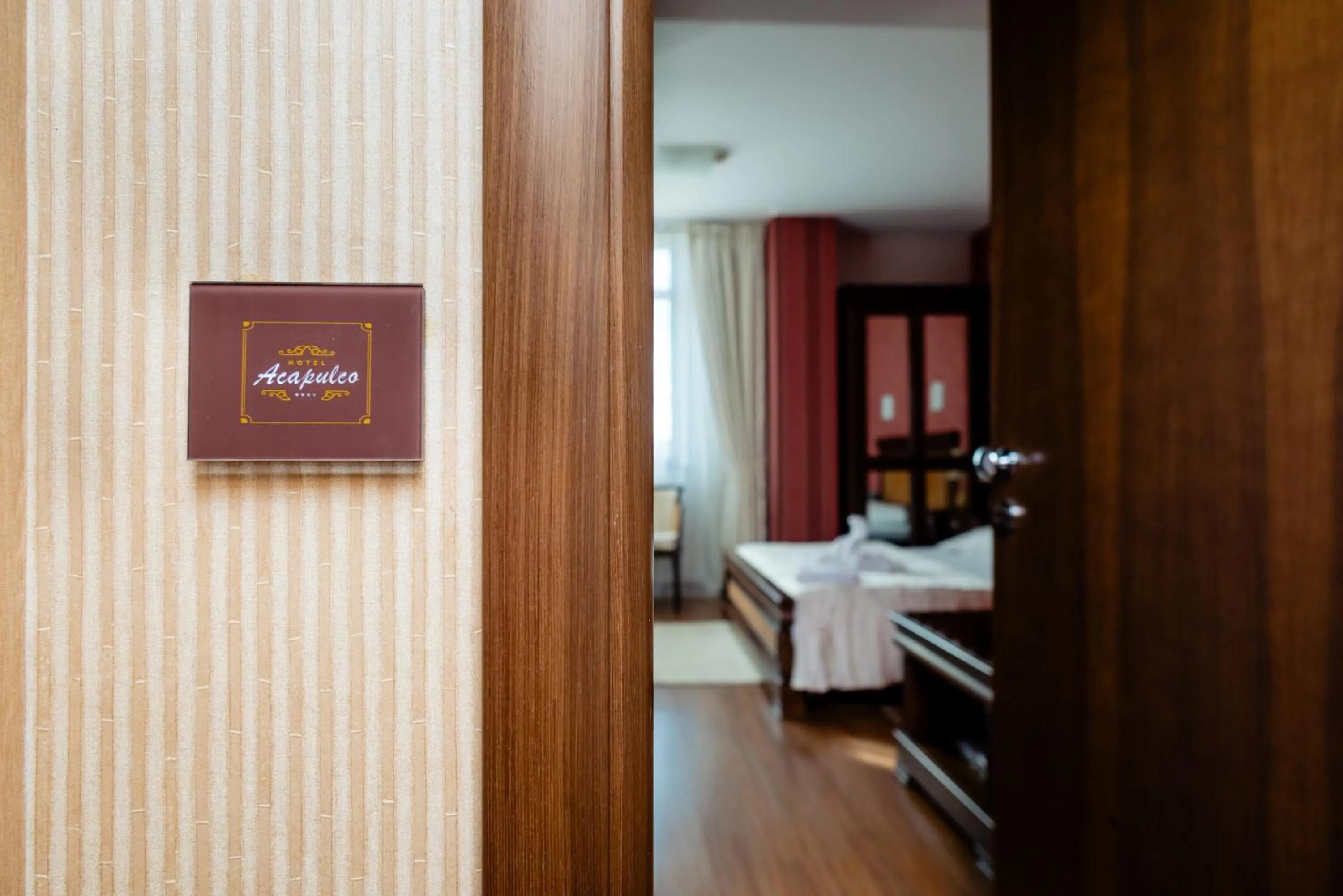 Bed in Acapulco Hotel