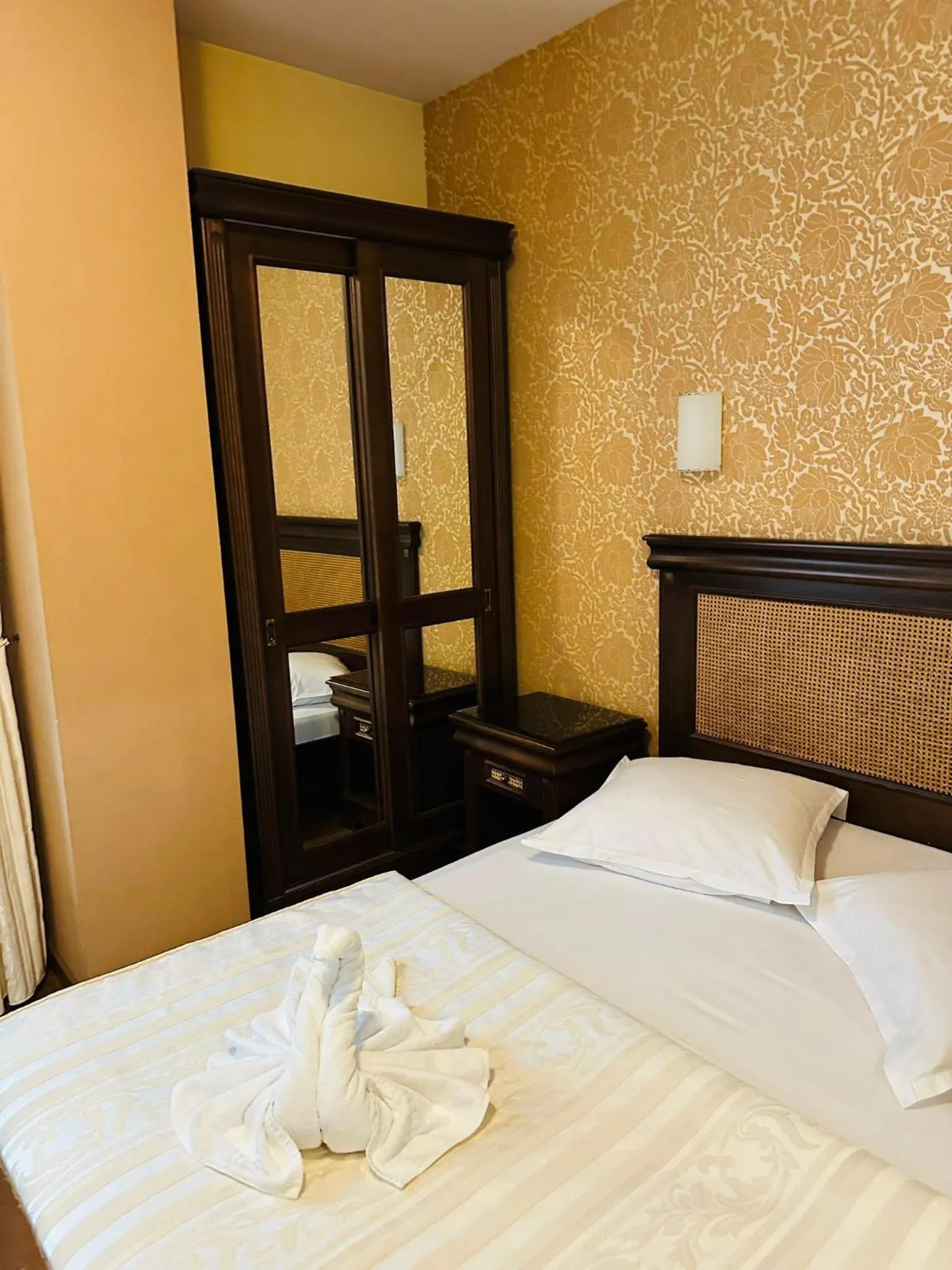 Bed in Acapulco Hotel