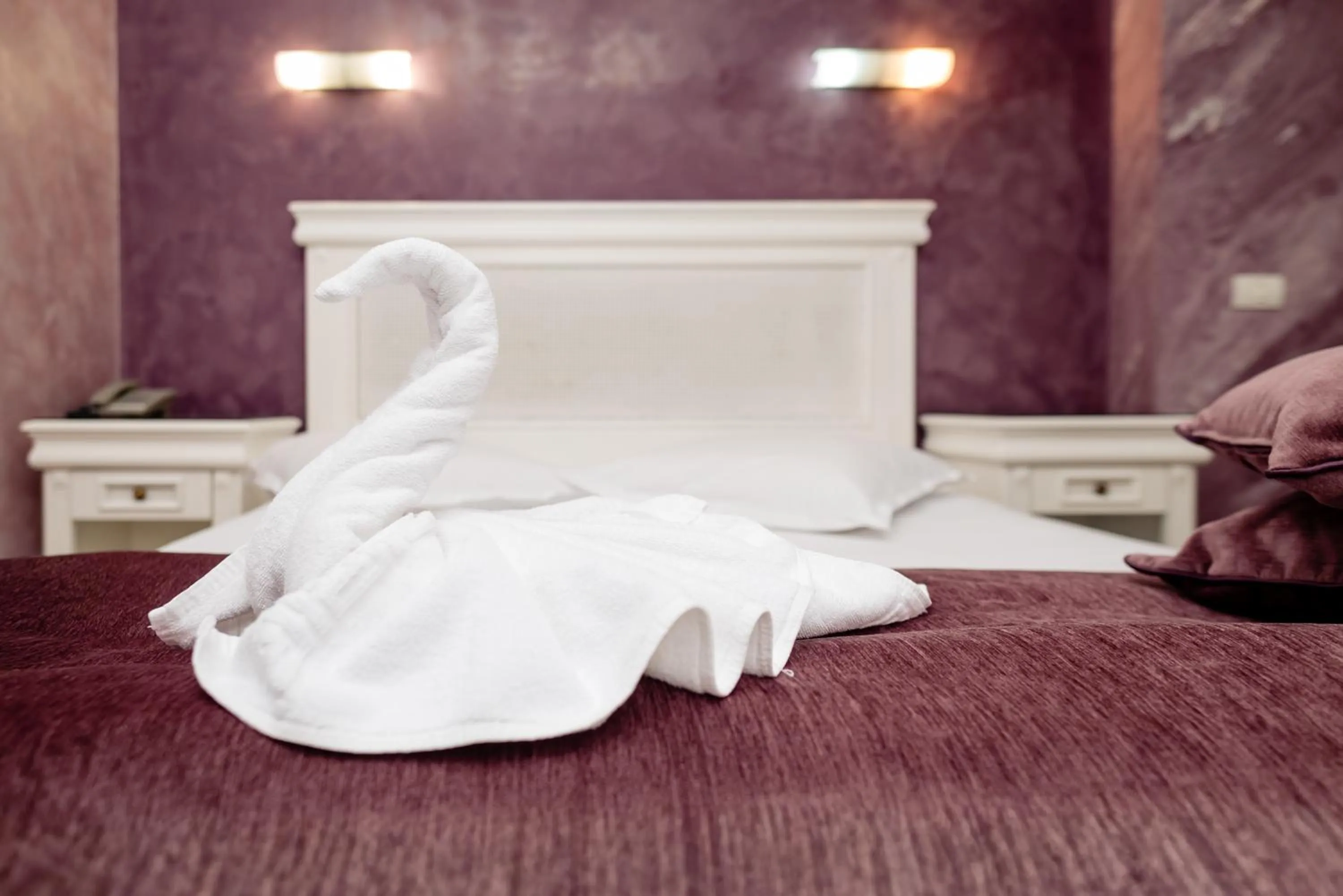 Bed in Acapulco Hotel