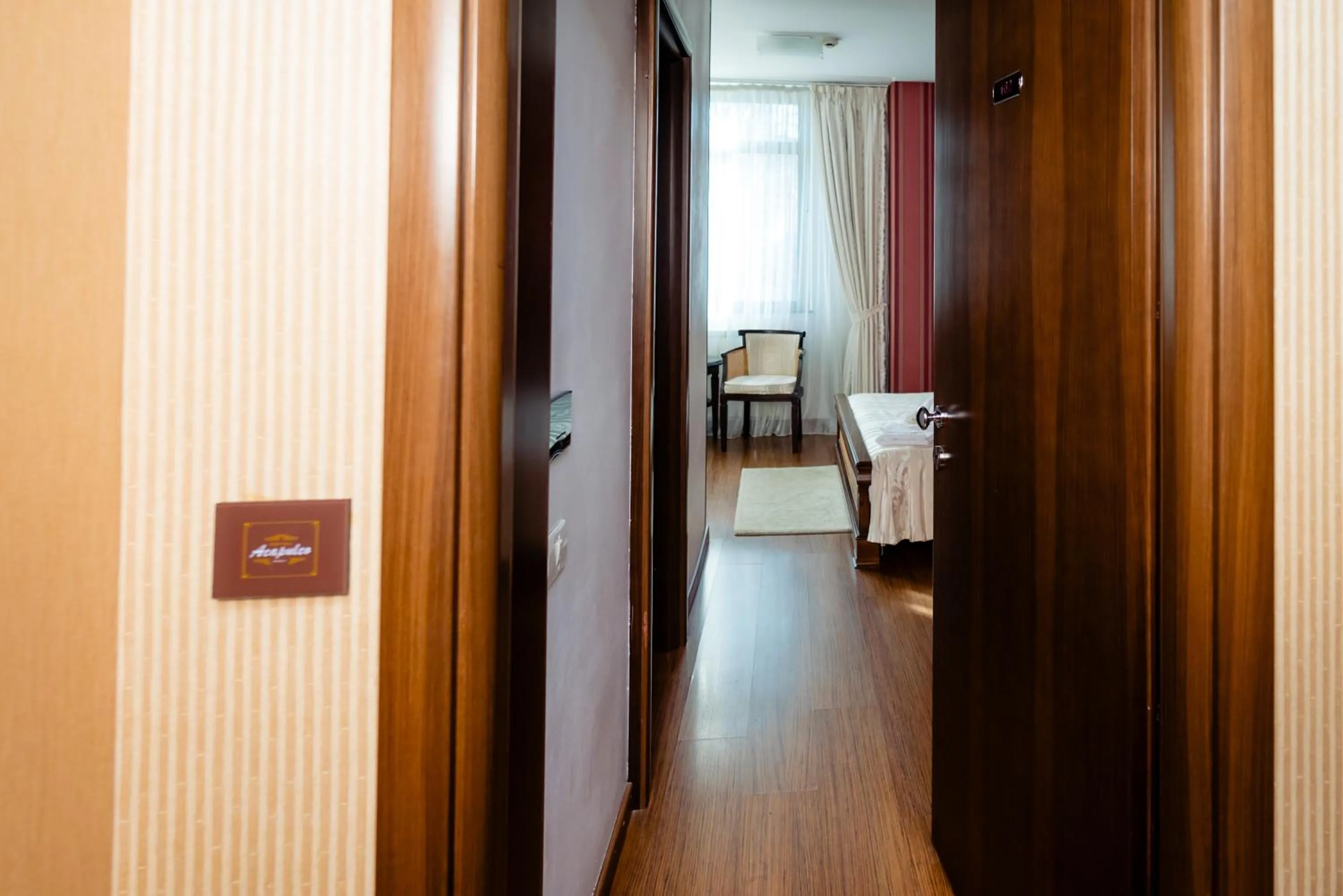 Bed in Acapulco Hotel