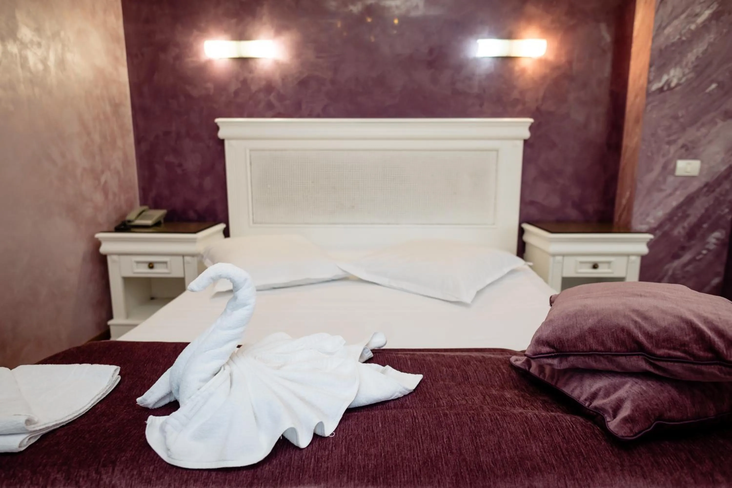 Bed in Acapulco Hotel