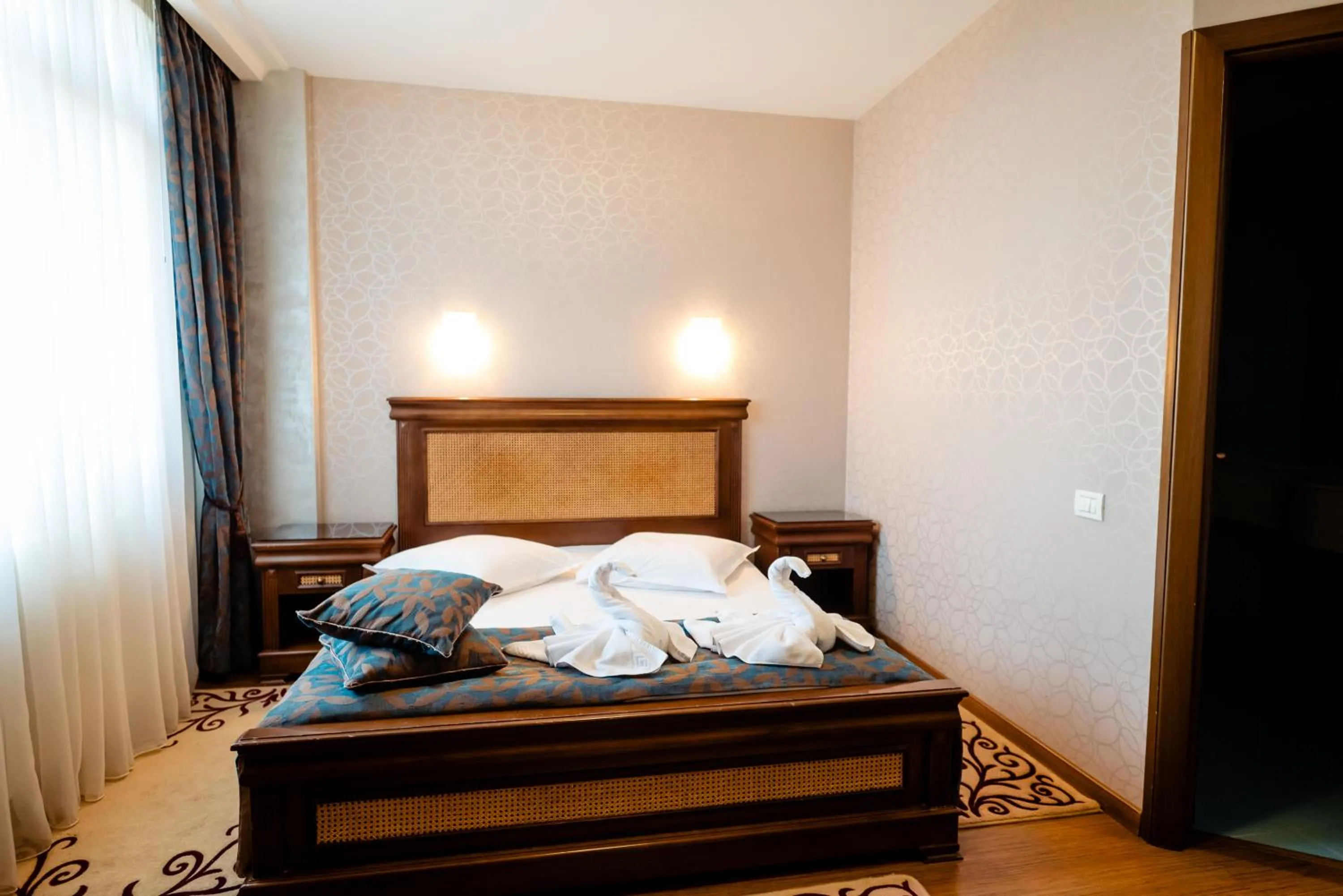 Bed in Acapulco Hotel