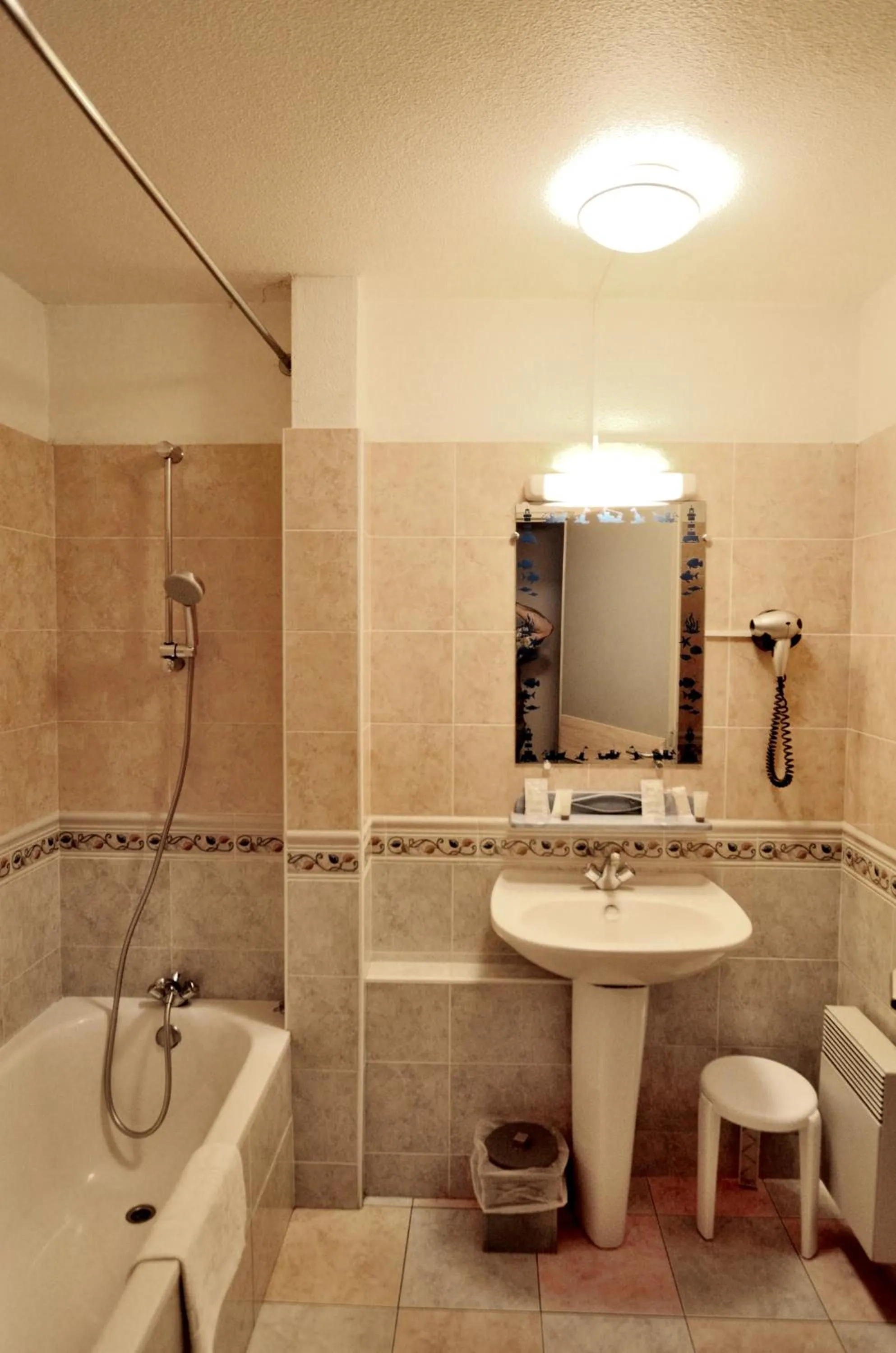 Bathroom in Logis Hotel Solhotel