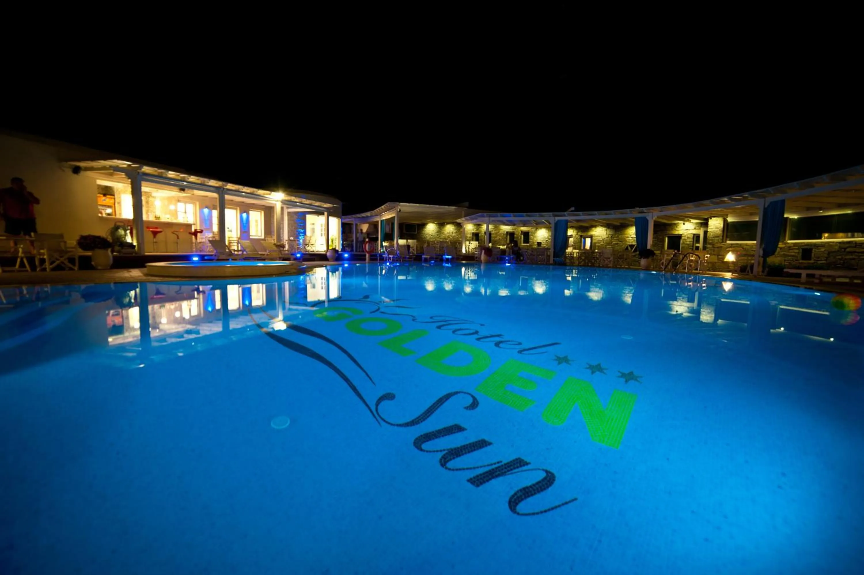 Swimming pool in Golden Sun Hotel