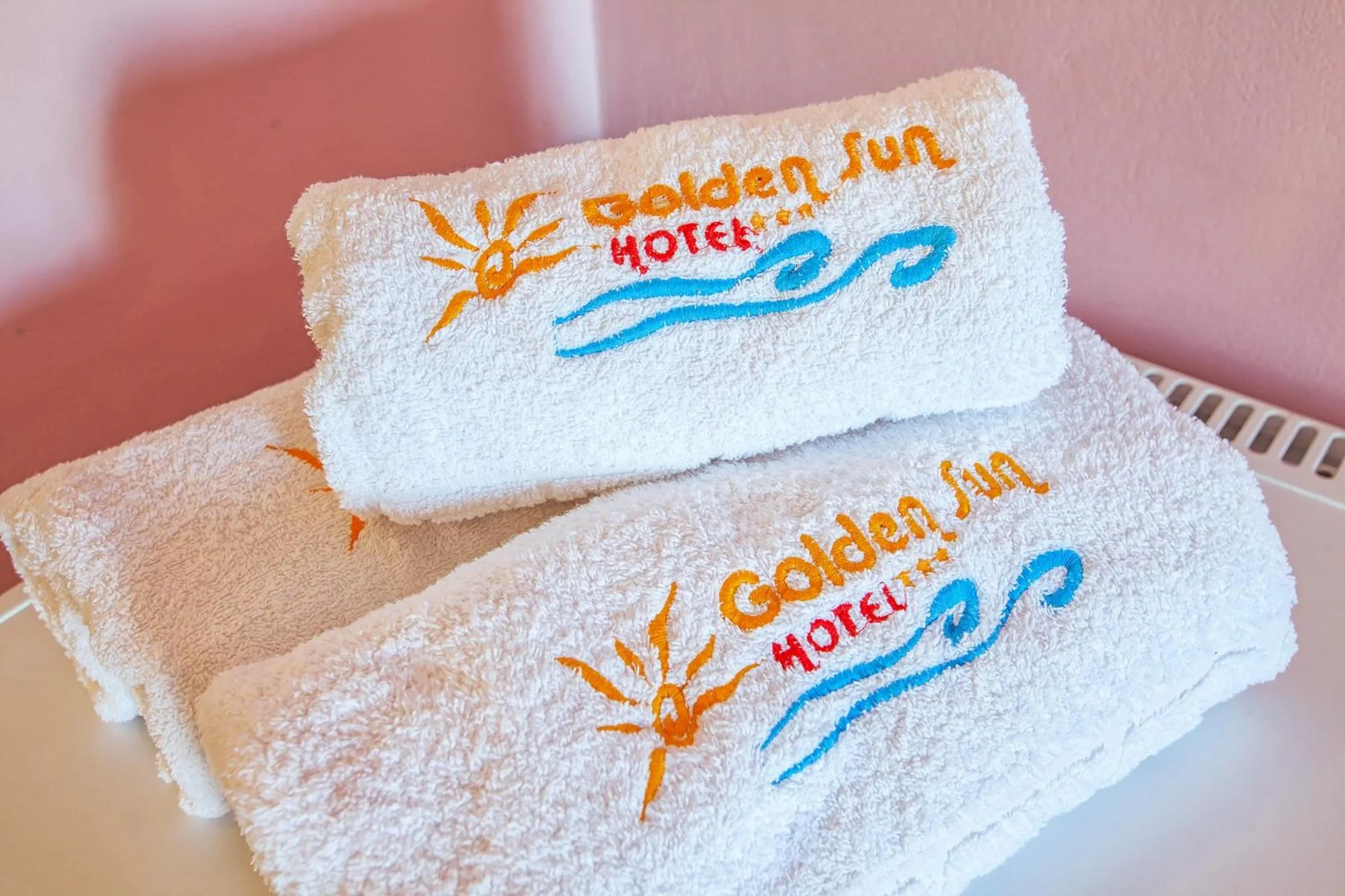 Logo/Certificate/Sign in Golden Sun Hotel