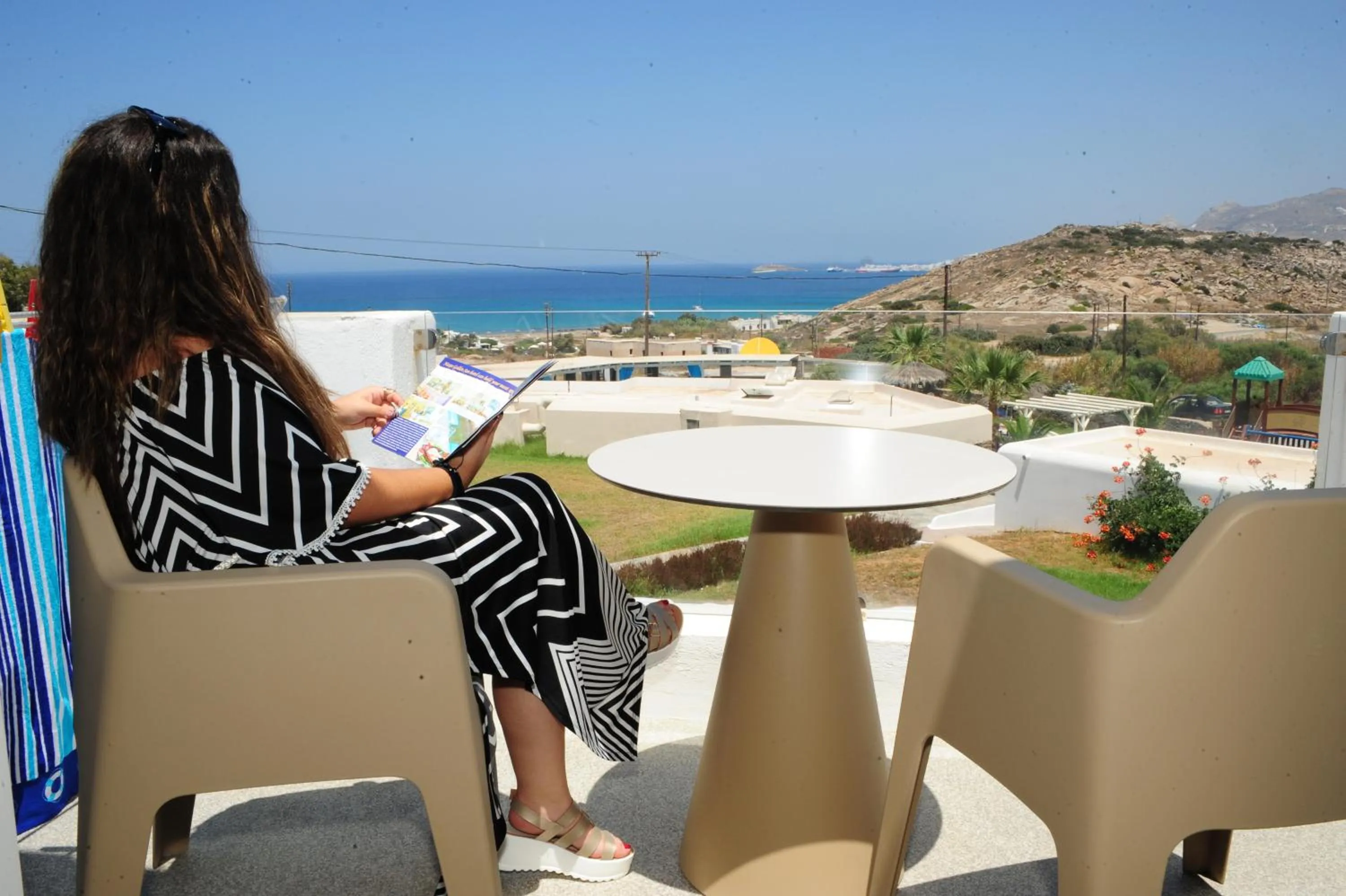 Balcony/Terrace in Golden Sun Hotel