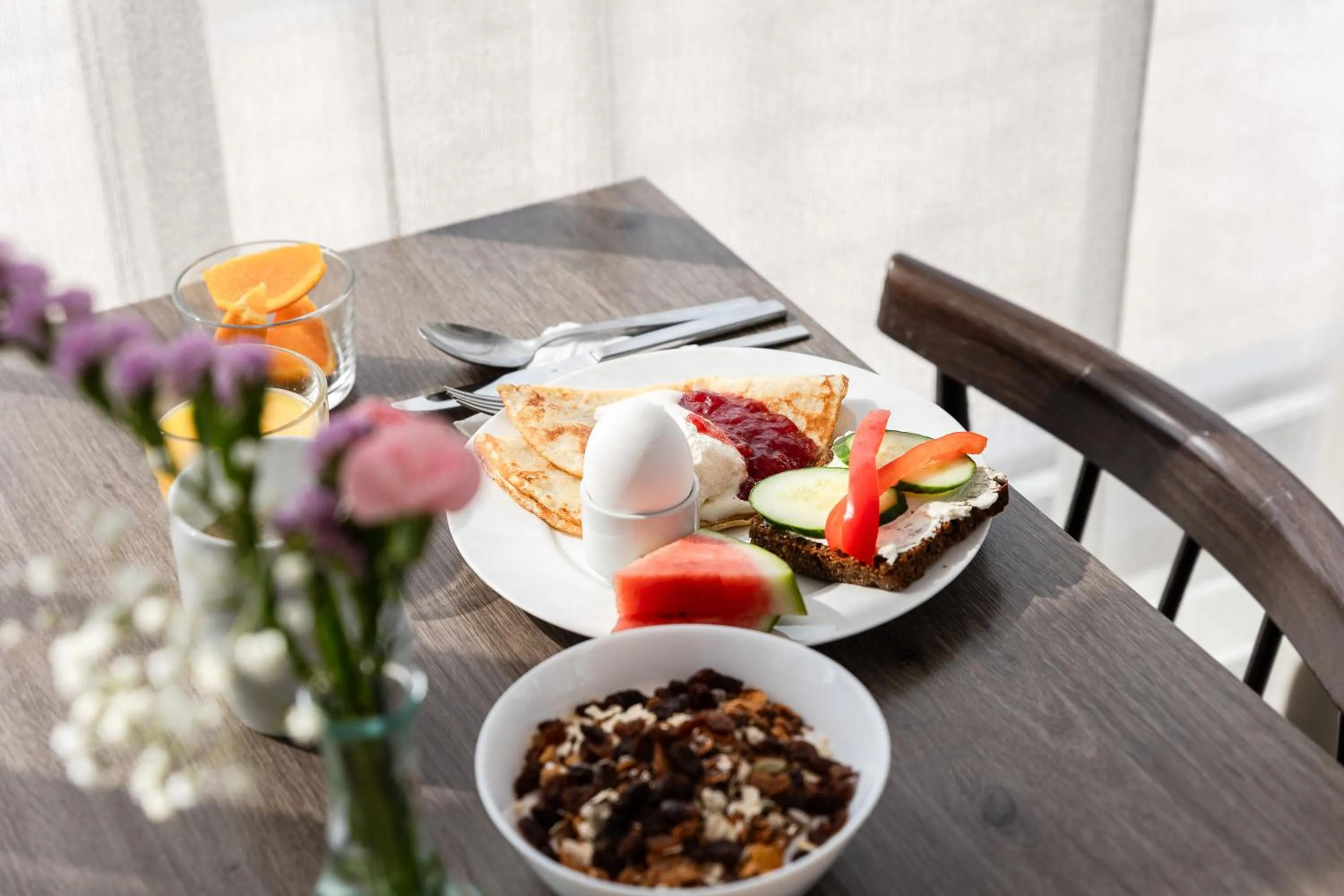 Breakfast in ArenaHotellet i Uppsala