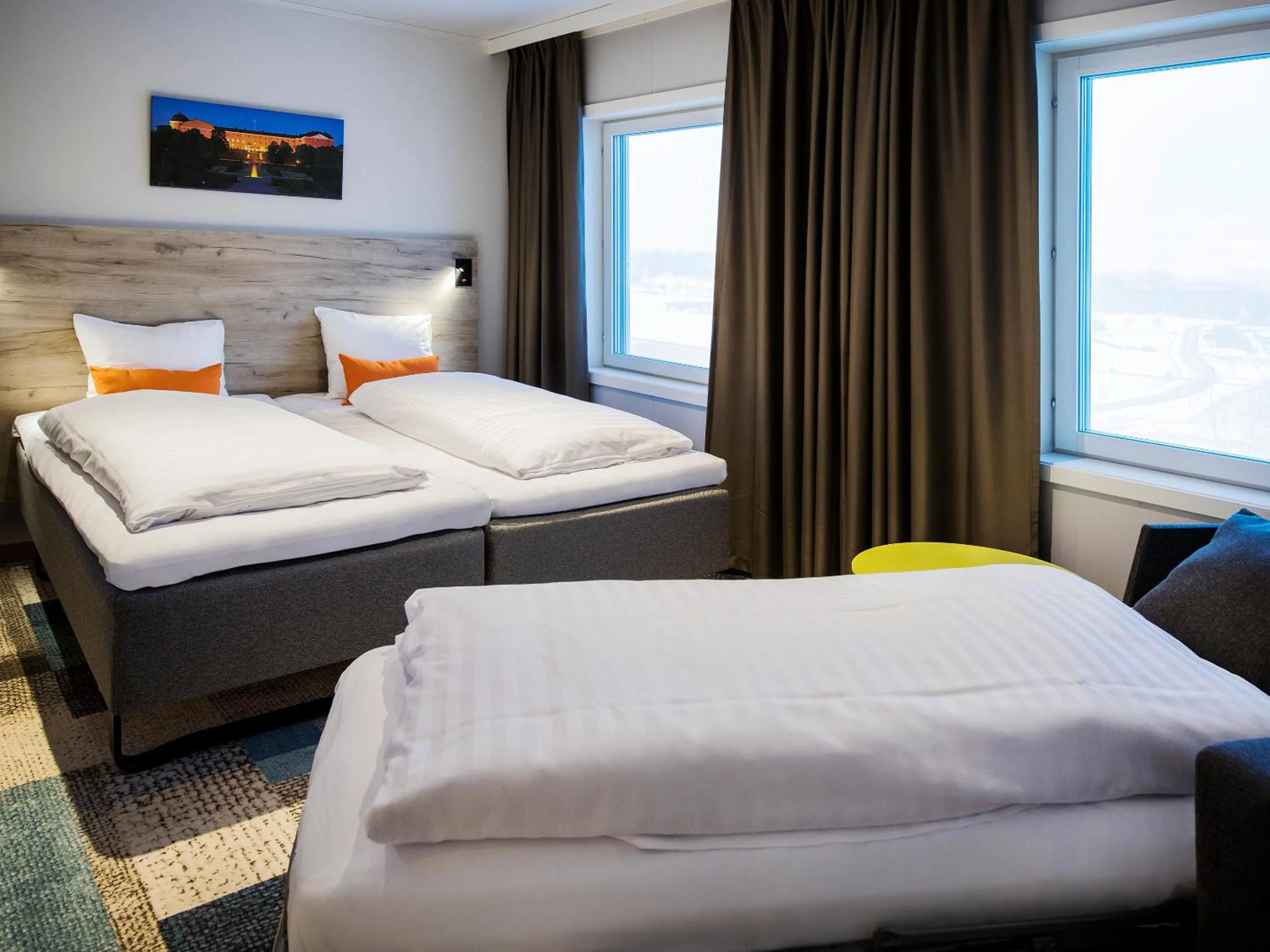 Photo of the whole room, Bed in ArenaHotellet i Uppsala