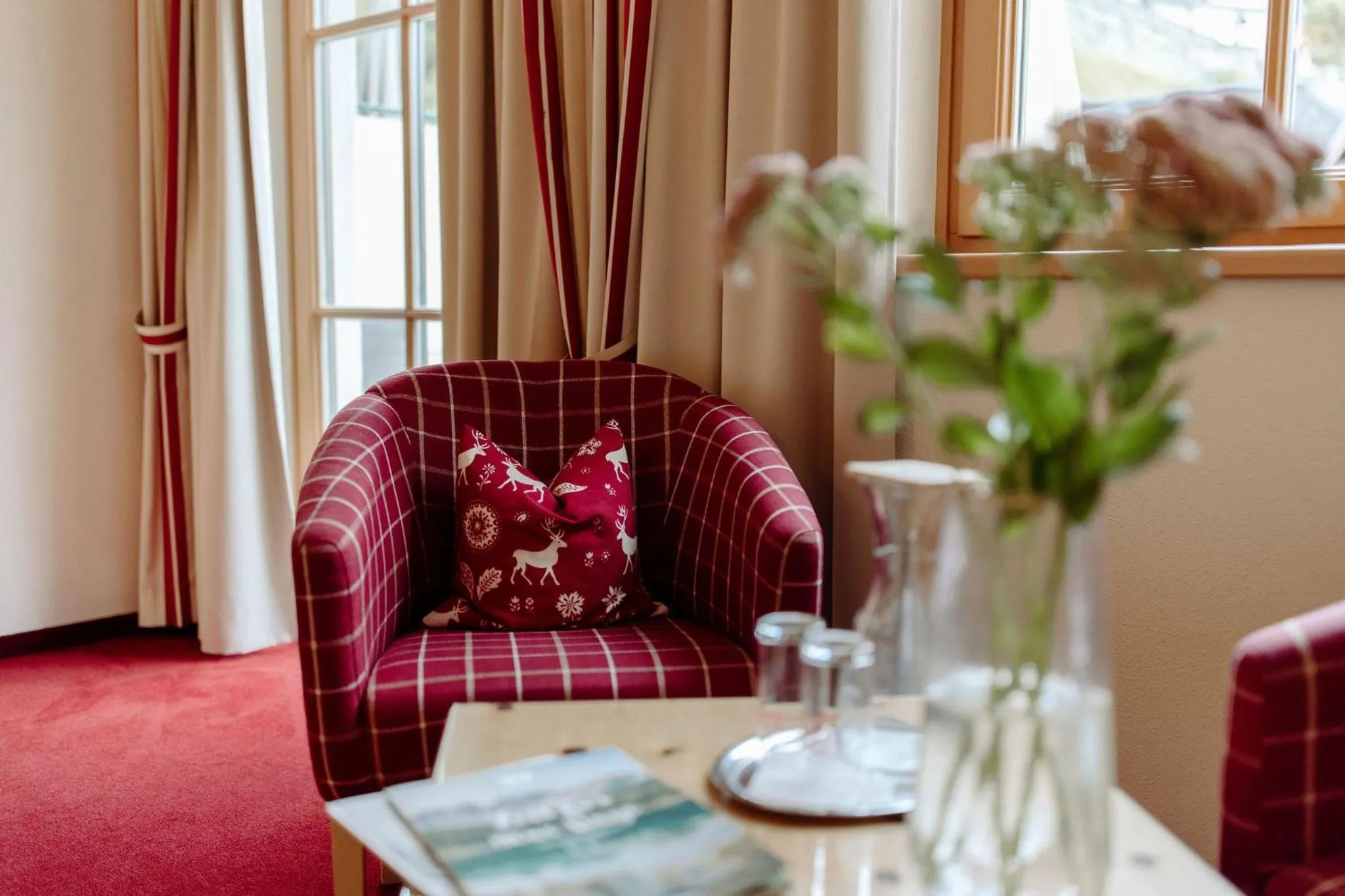 Seating area in Hotel Alte Post