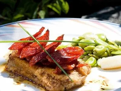 Food in Logis Hôtel Les Cimes