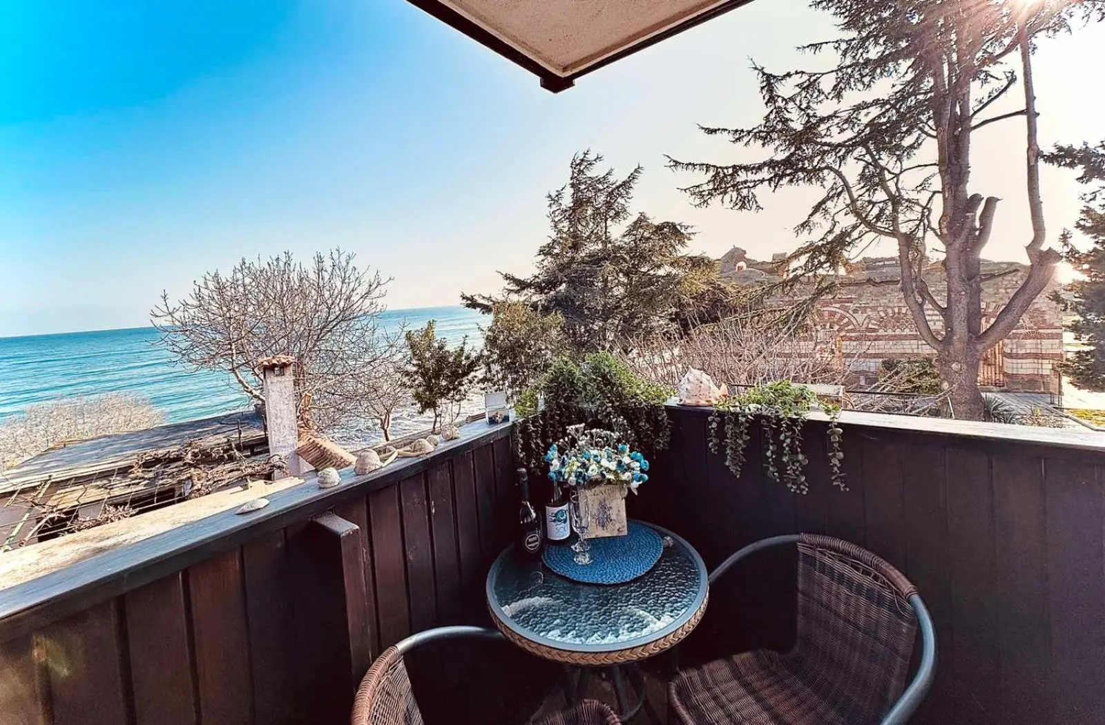 Patio in Boutique Hotel St. Stefan