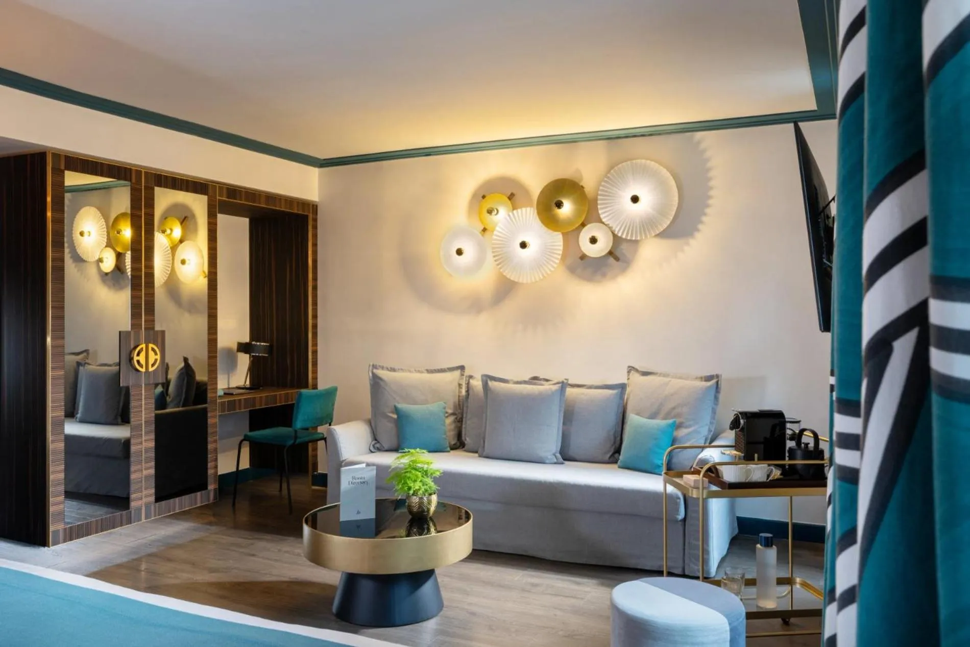 Seating area in Hôtel Aoriste & Spa