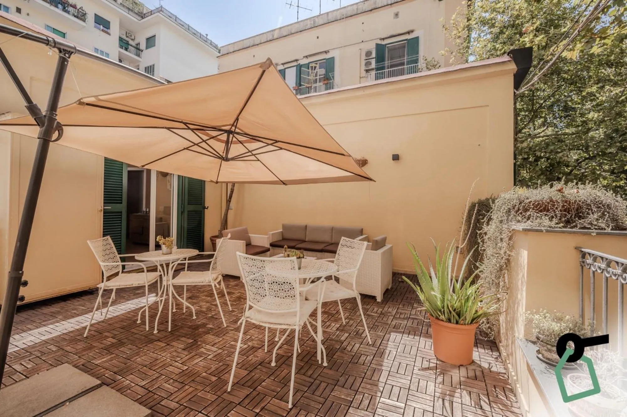 Balcony/Terrace in Residenza Scarlatti Napoli