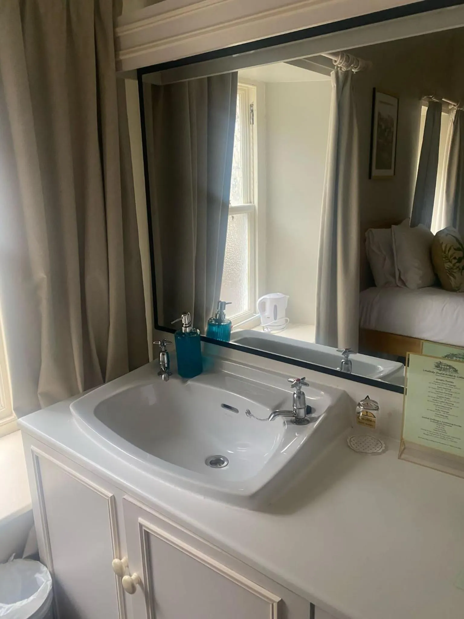 Bedroom in Lovelady Shield Country House Hotel